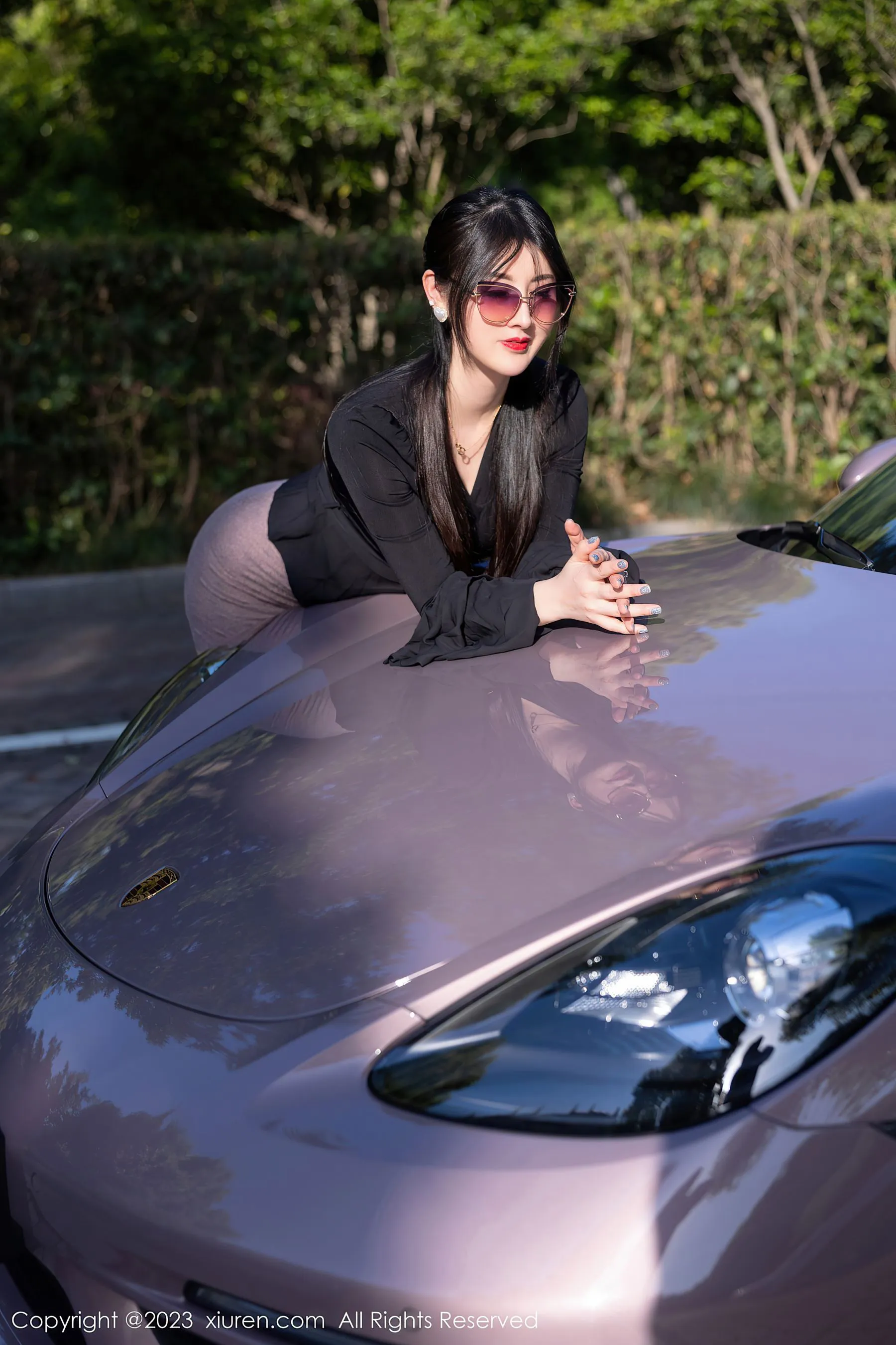  秀人网 No.6676 诗诗kiki 黑丝美腿第18张