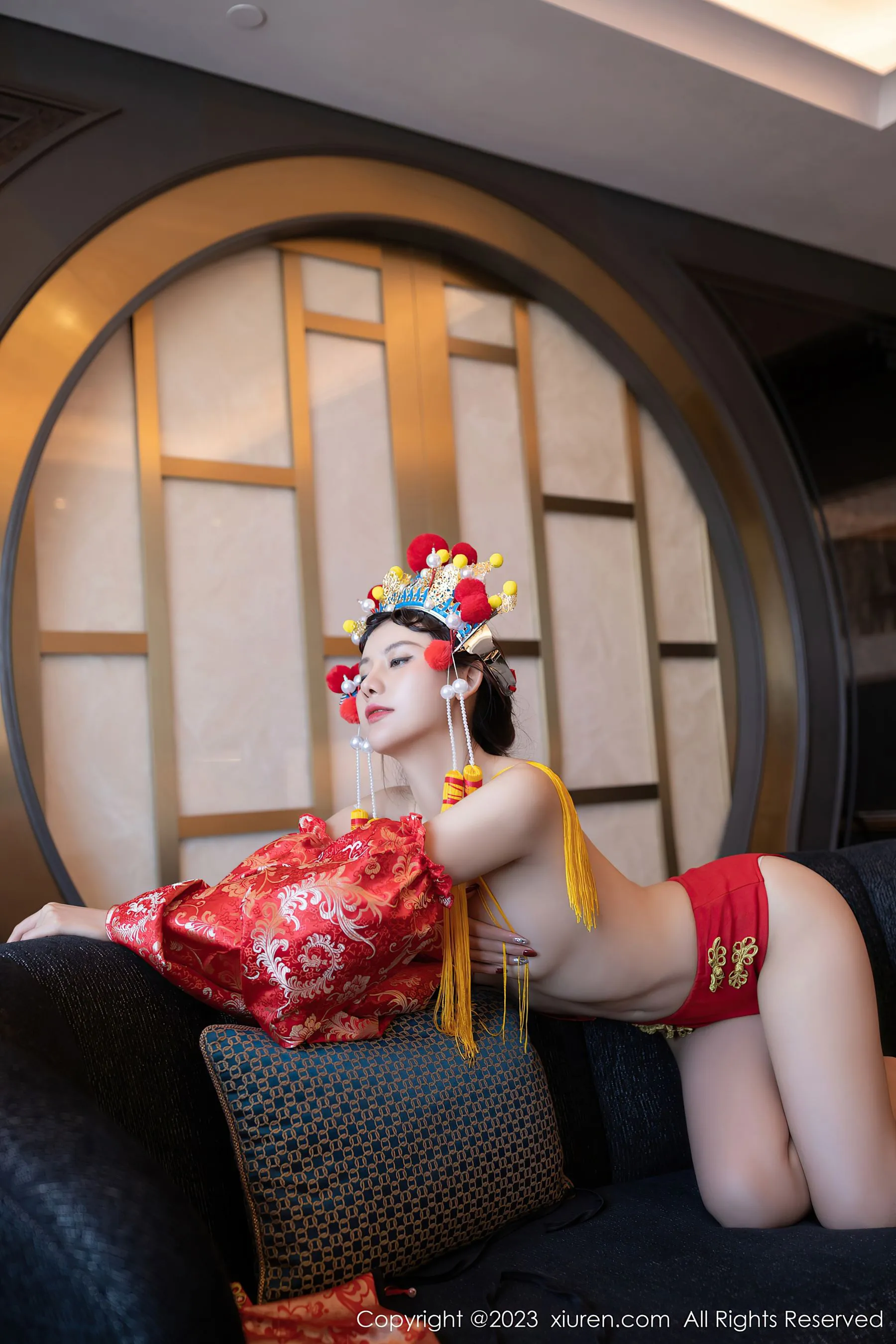 秀人网 No.6308 就是阿朱啊第4张