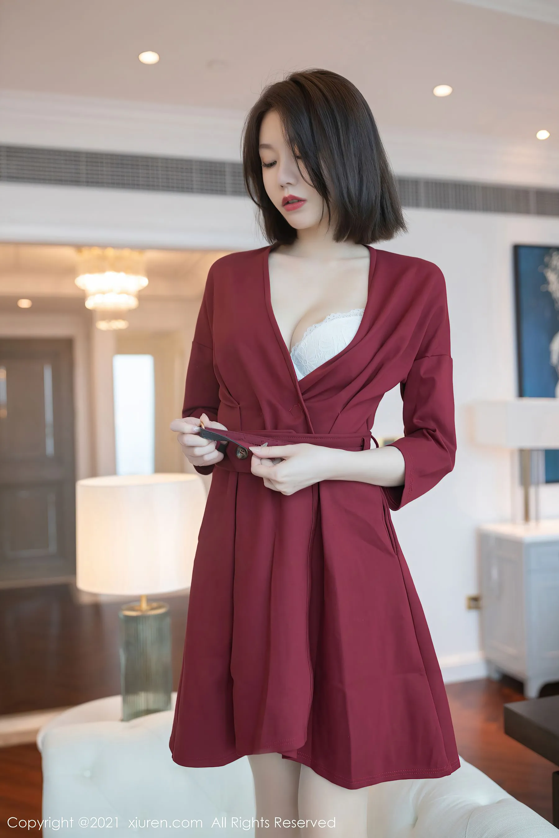  秀人 No.3668 安然Maleah第3张