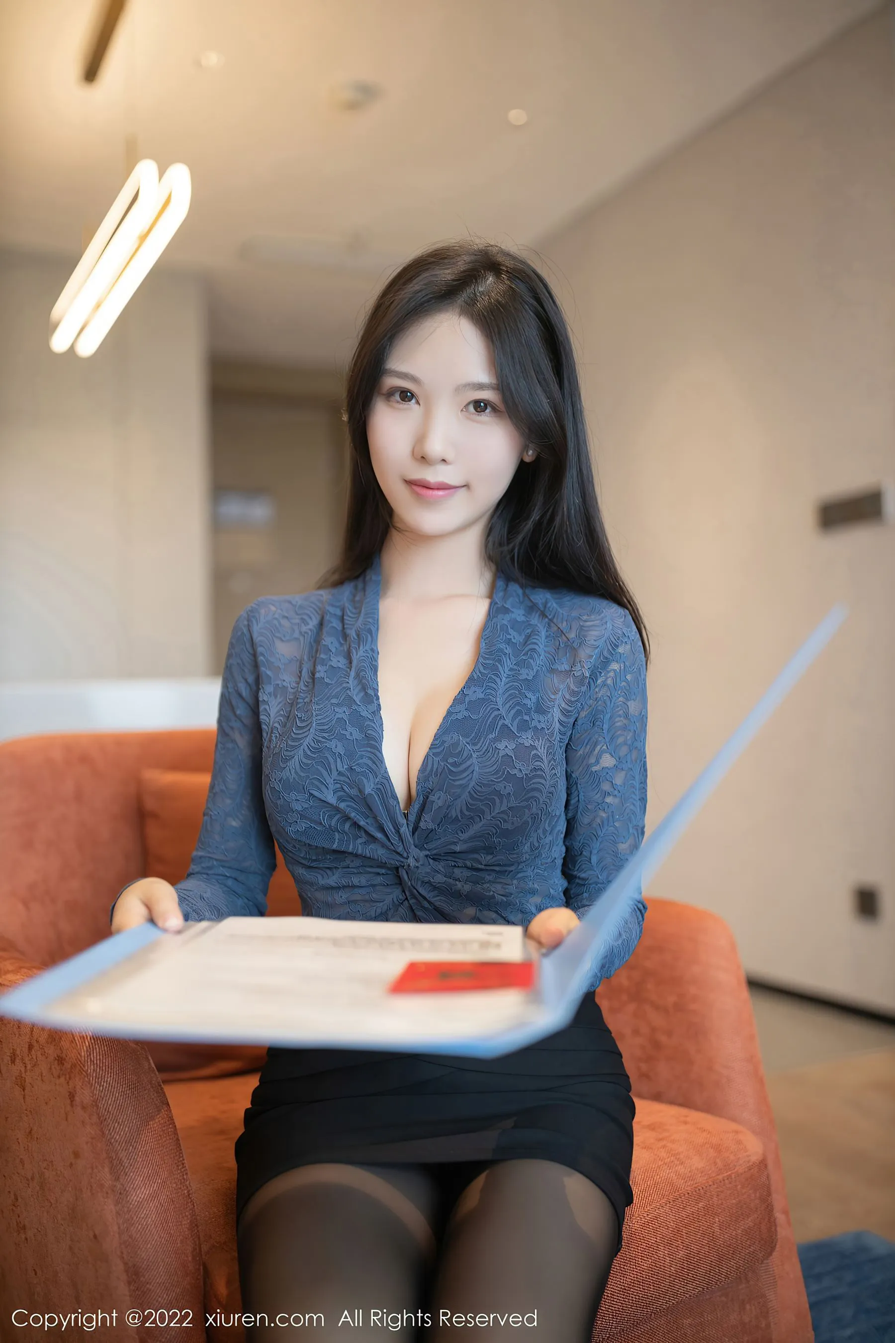  秀人网 No.4975 利世 美臀黑丝第18张