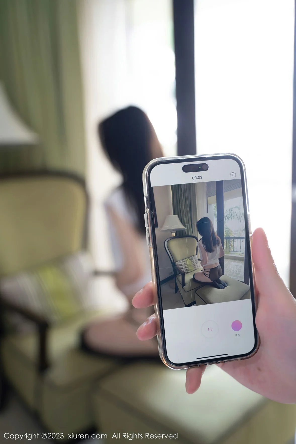  XiuRen 秀人 No.7270 summer宝宝 黑色蕾丝内衣性感写真 [60P]第15张