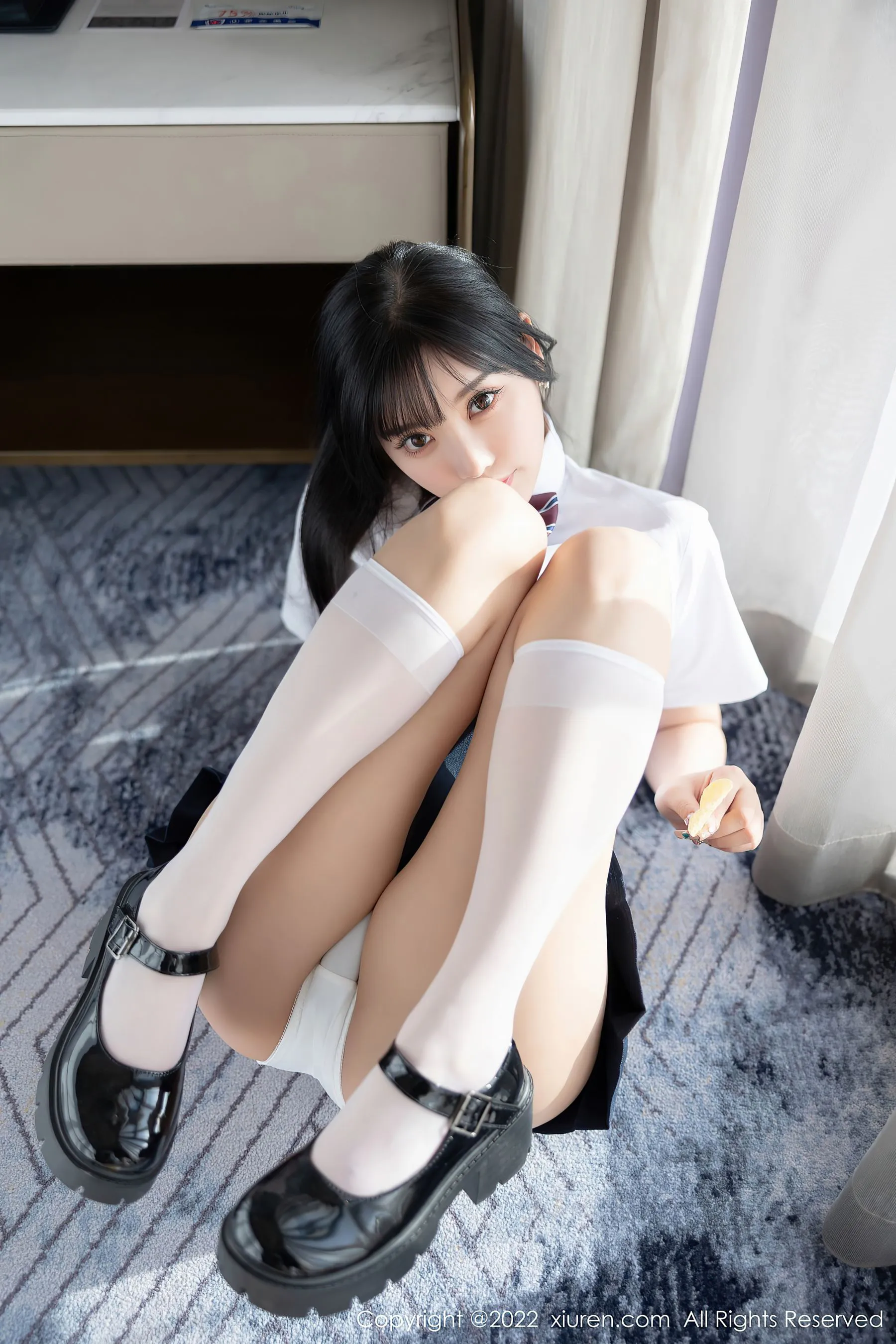  秀人网 No.5338 杨晨晨 校园制服诱惑第26张