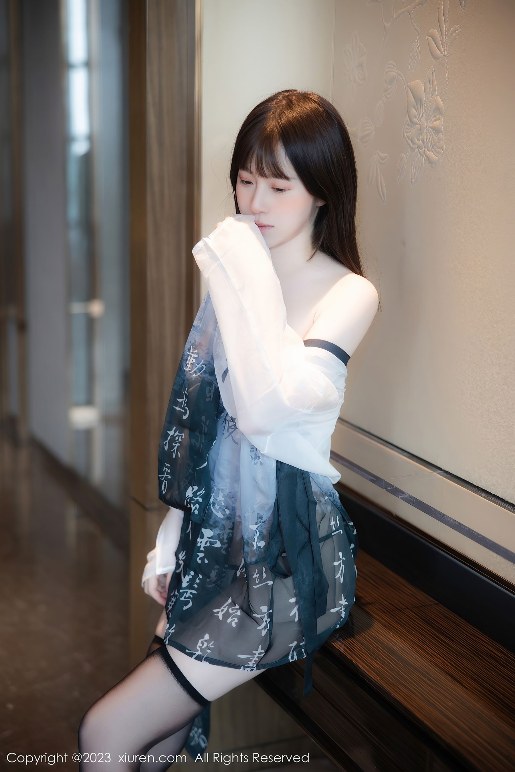 XiuRen 秀人 No.7459 林悠悠 黑丝美腿第10张