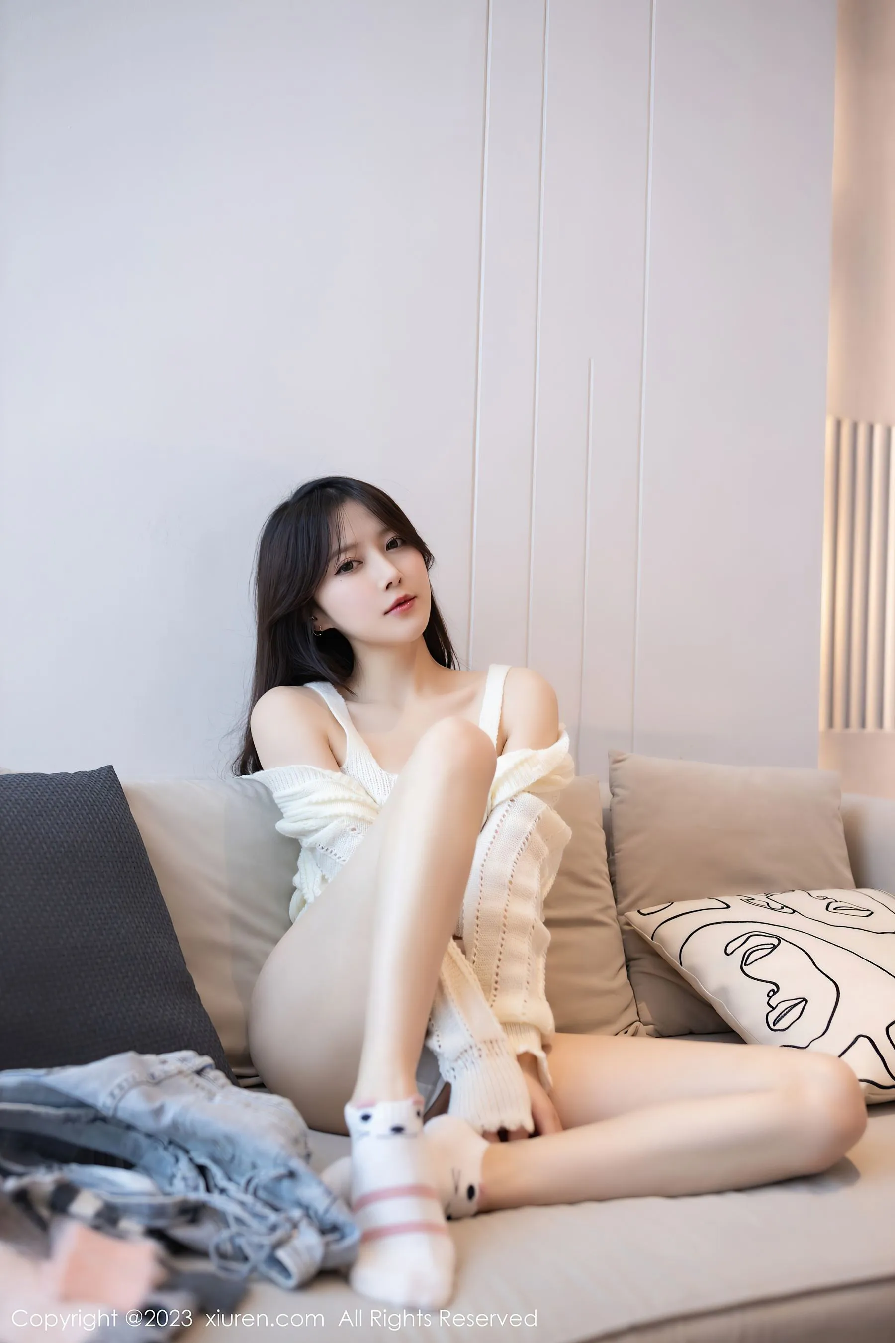  秀人网 No.6216 鱼子酱Fish 牛仔裤美臀第4张