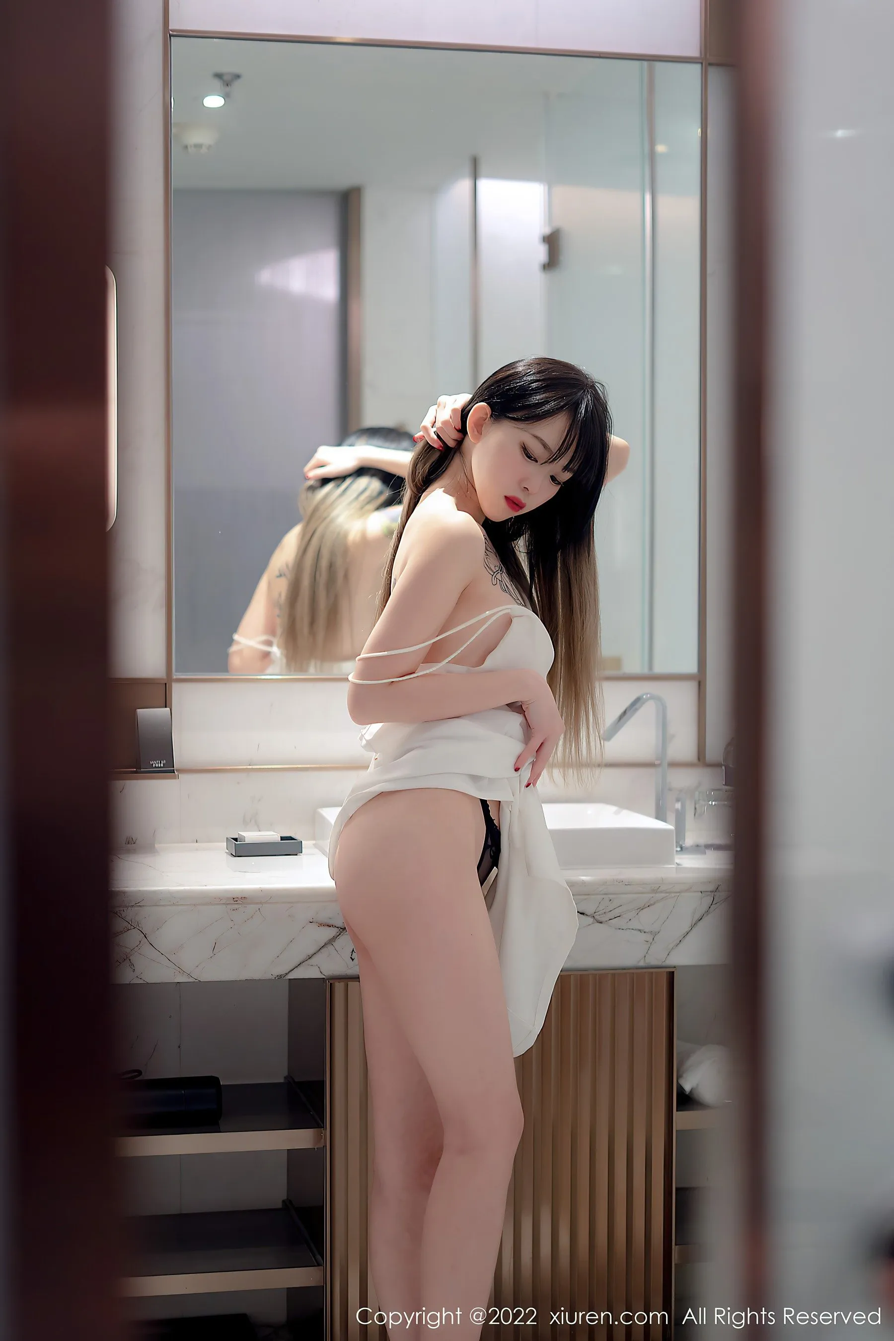  秀人网 No.4611 奶瓶. 淑女美腿长裙薄纱第1张