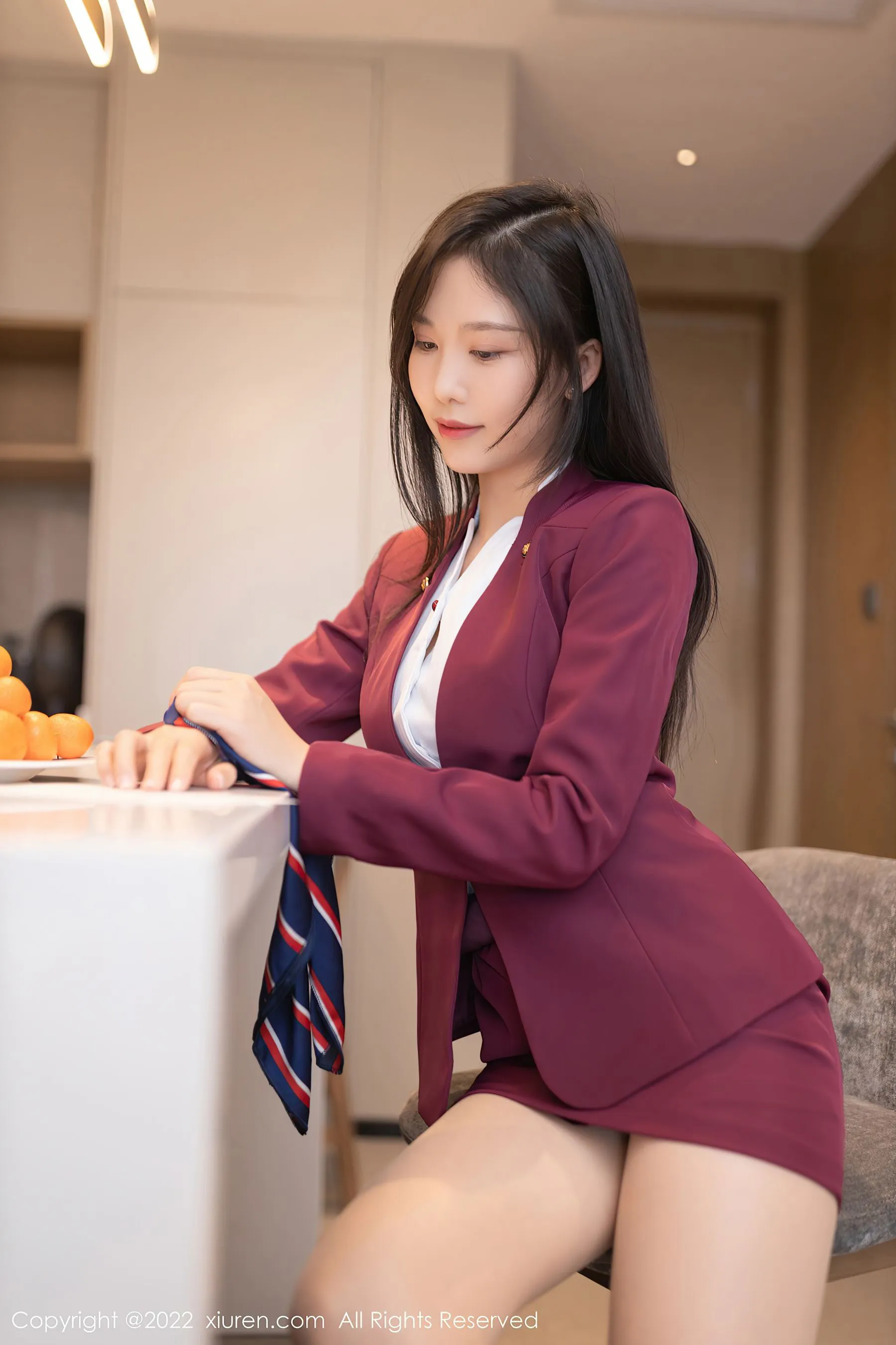  秀人网 No.5485 利世 制服美腿第25张