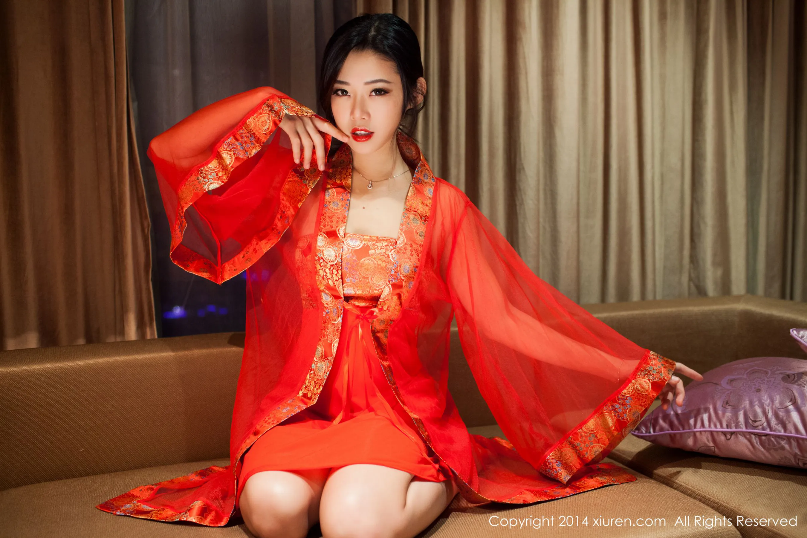  luvian本能《新春主题》 秀人网 No.097第1张