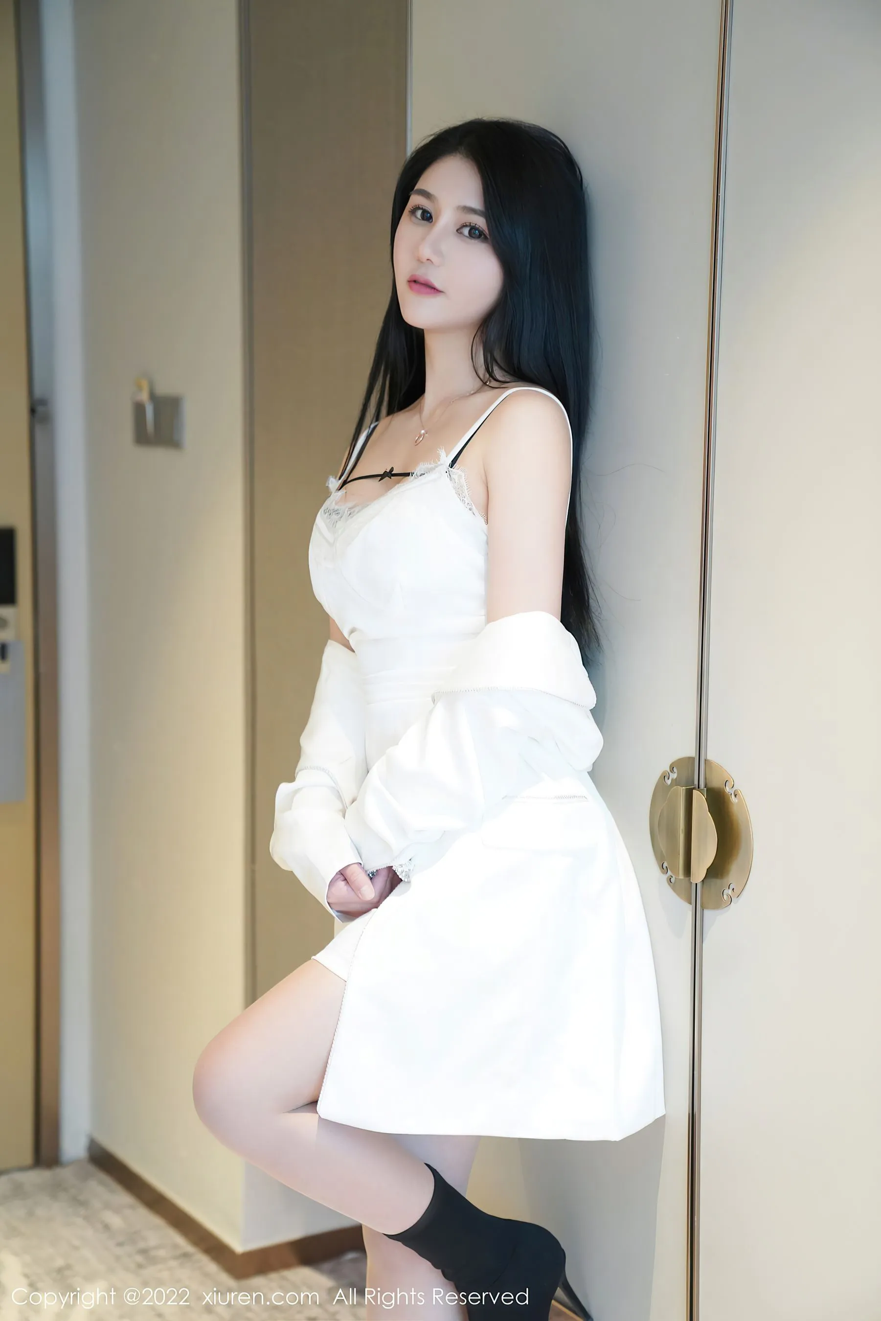 秀人网 No.4991 fairy如歌 职业服美腿第12张