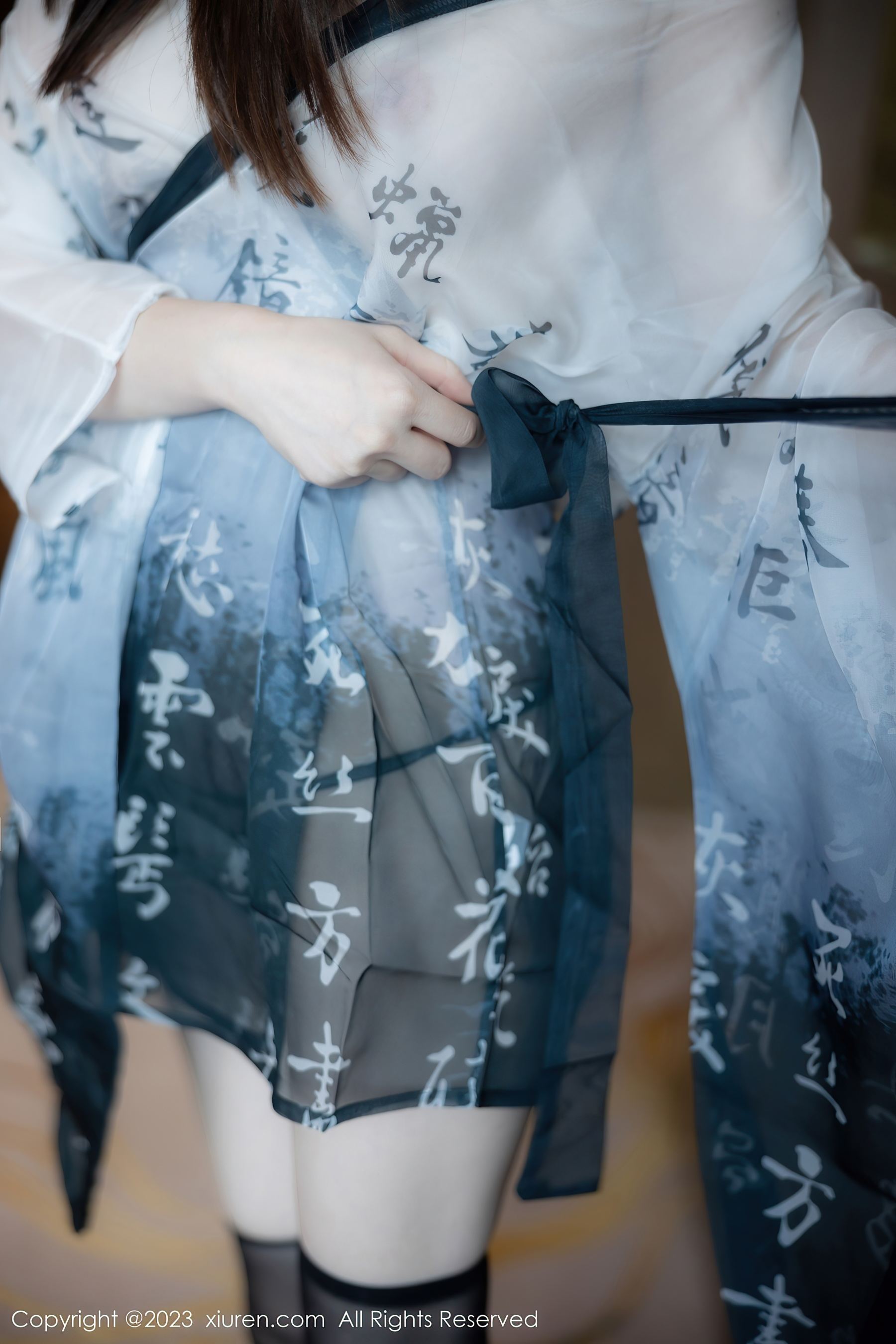 XiuRen 秀人 No.7459 林悠悠 黑丝美腿第20张