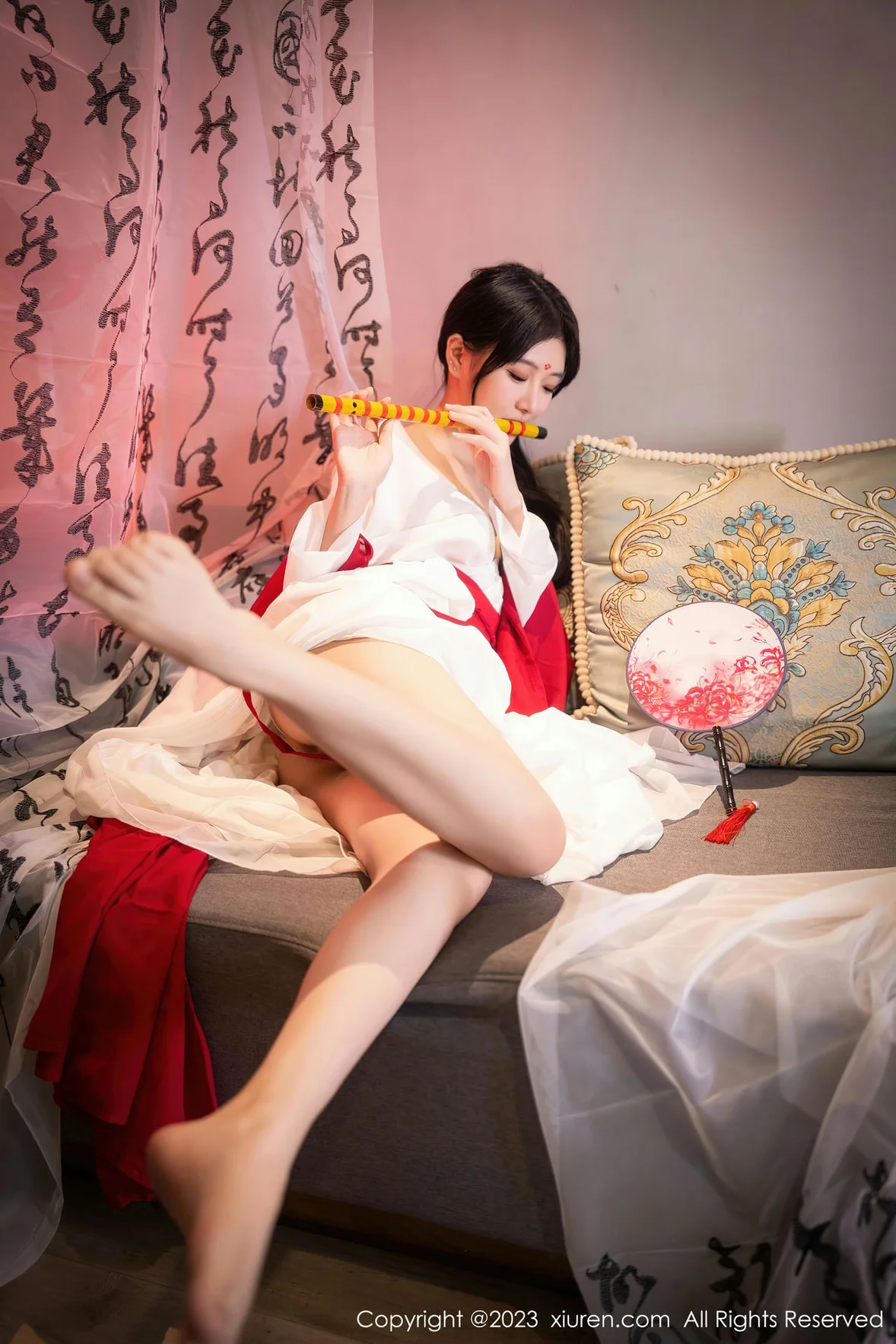  XiuRen 秀人 No.7192 幼幼 红色古装性感写真 [93P]第6张