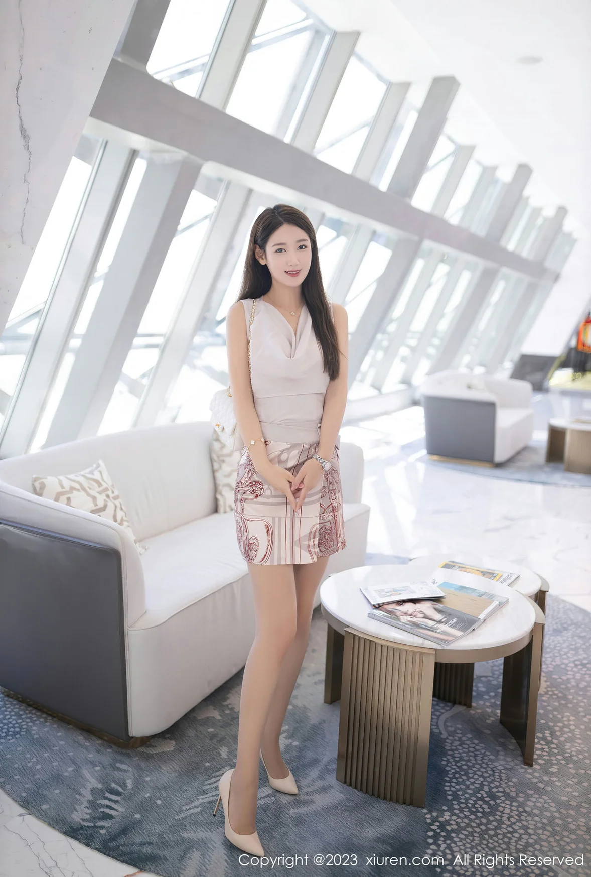  XiuRen 秀人 No.7264 唐安琪 粉色蕾丝内衣珠三角旅拍 [79P]第4张