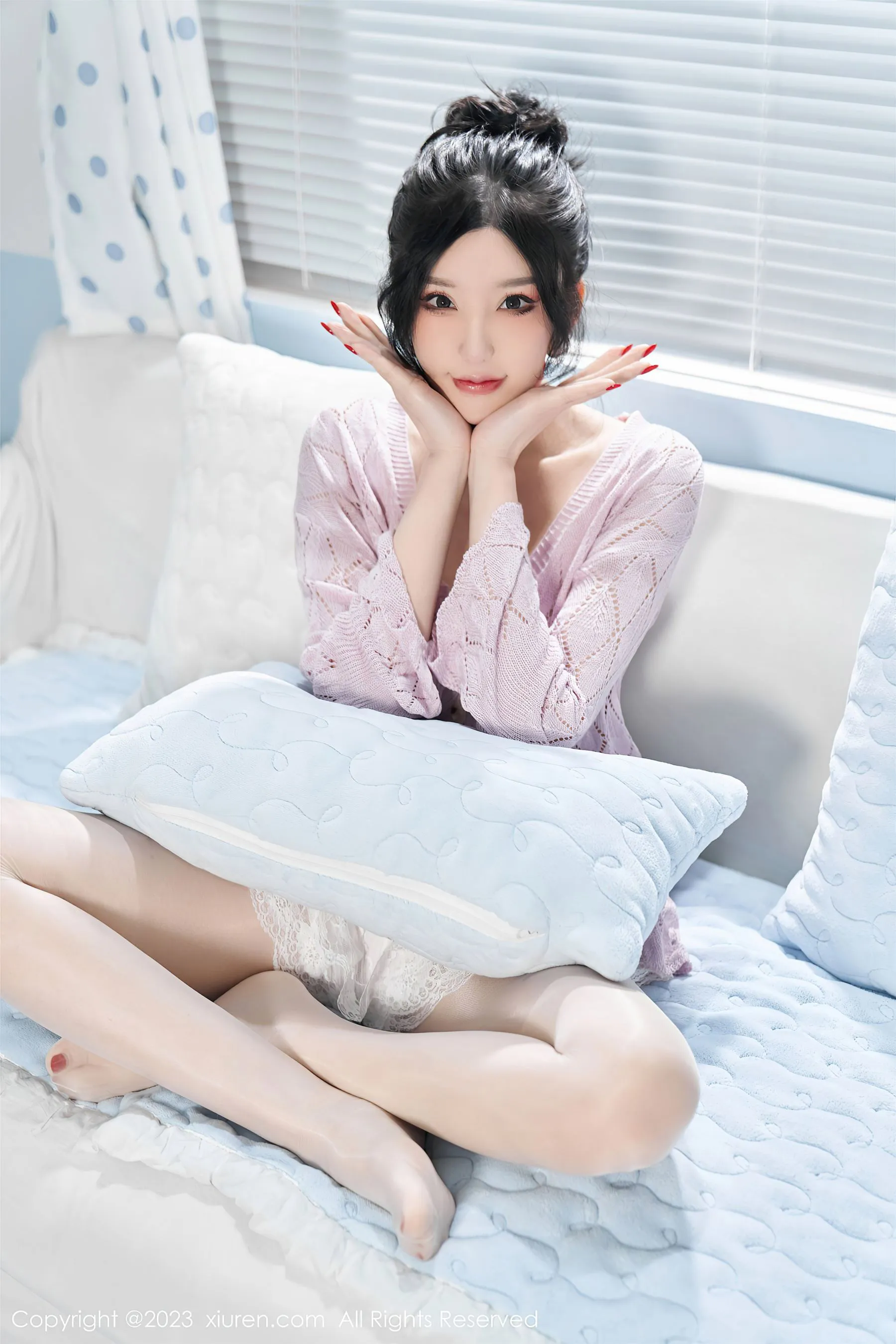  秀人网 No.6580 周于希Sally 妩媚美腿第4张