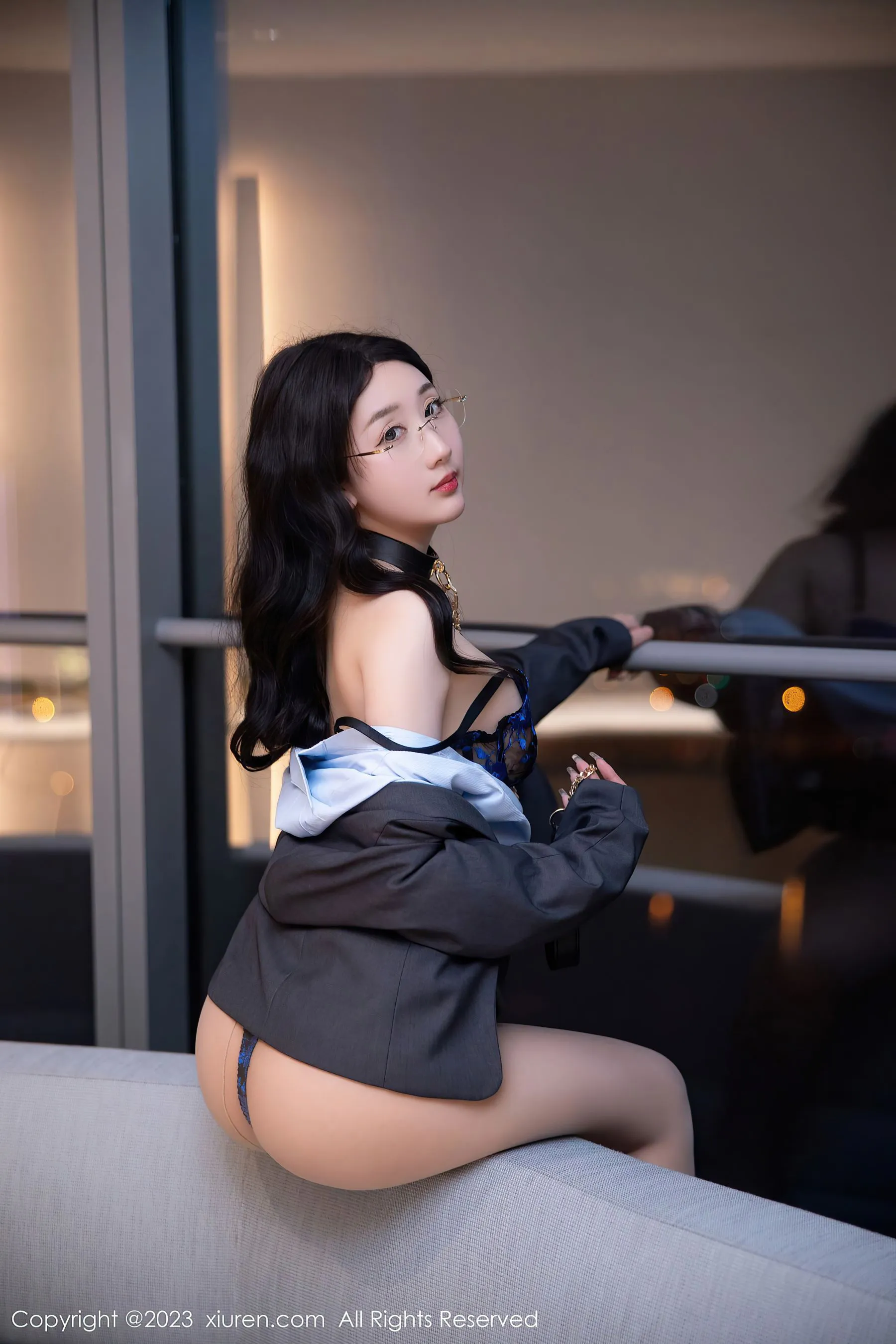  秀人网 No.6607 江真真 丝袜制服第5张