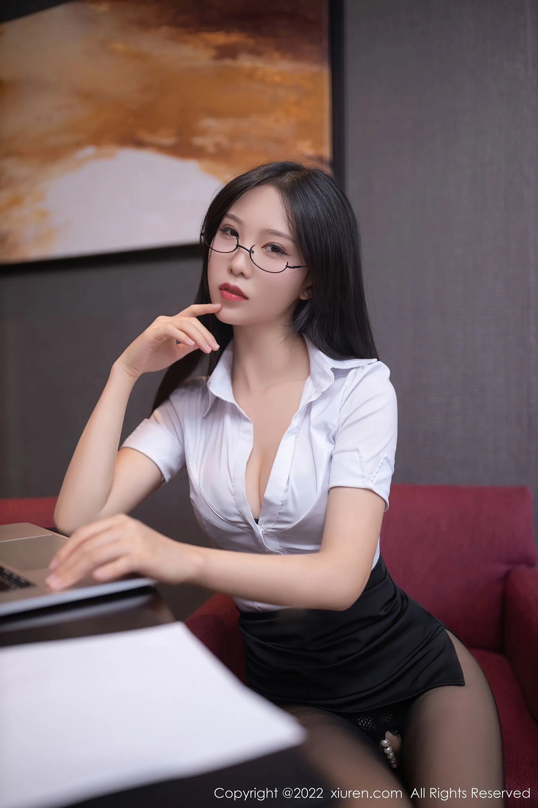 秀人网 No.5086 利世 黑丝美腿第22张