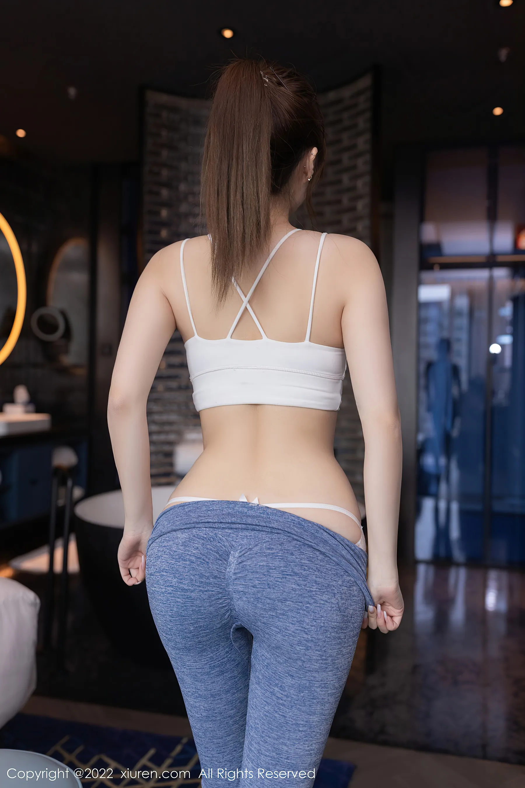  秀人网 No.4875 鱼子酱Fish 内衣美女旅拍写真第26张