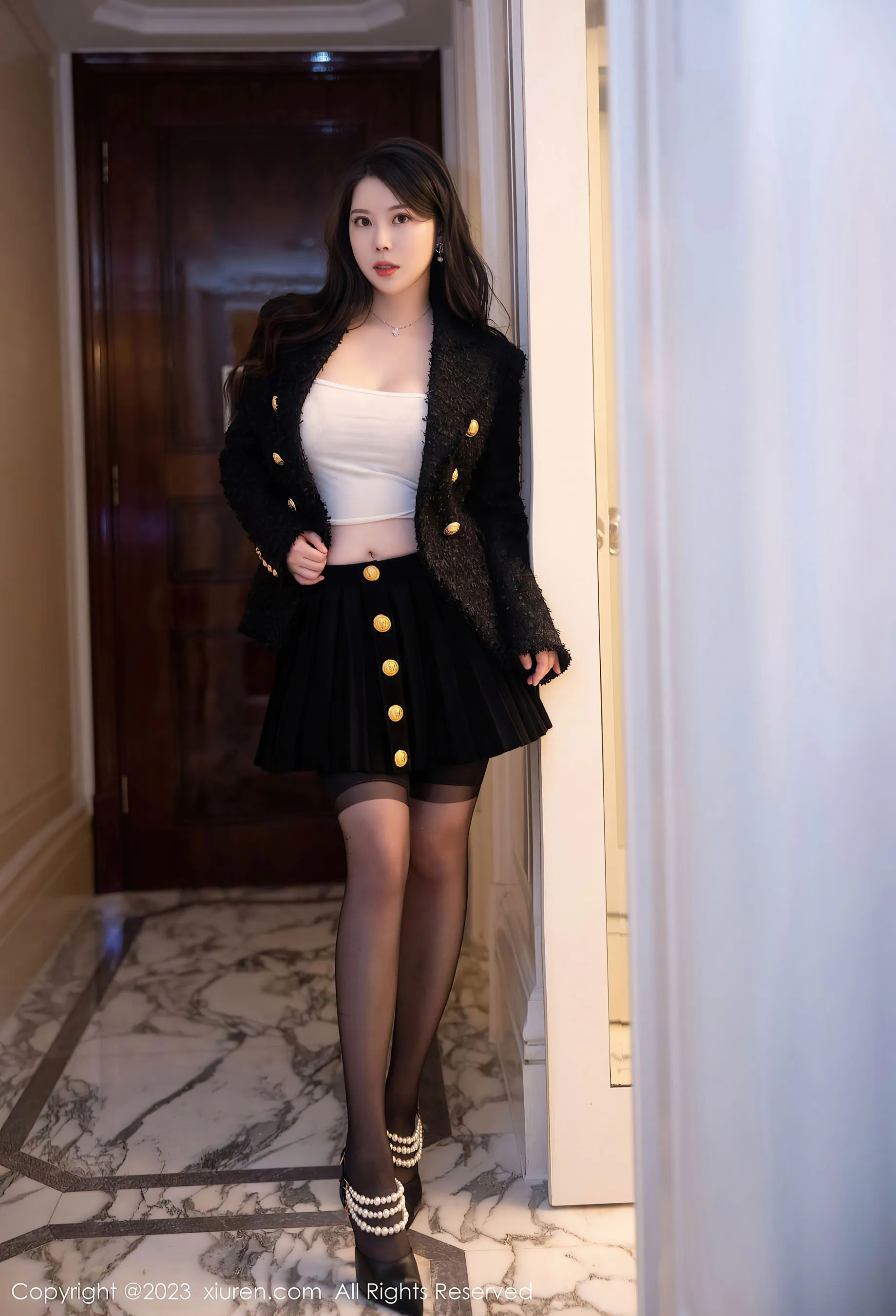  秀人网 No.6147 白茹雪 黑丝美臀第21张