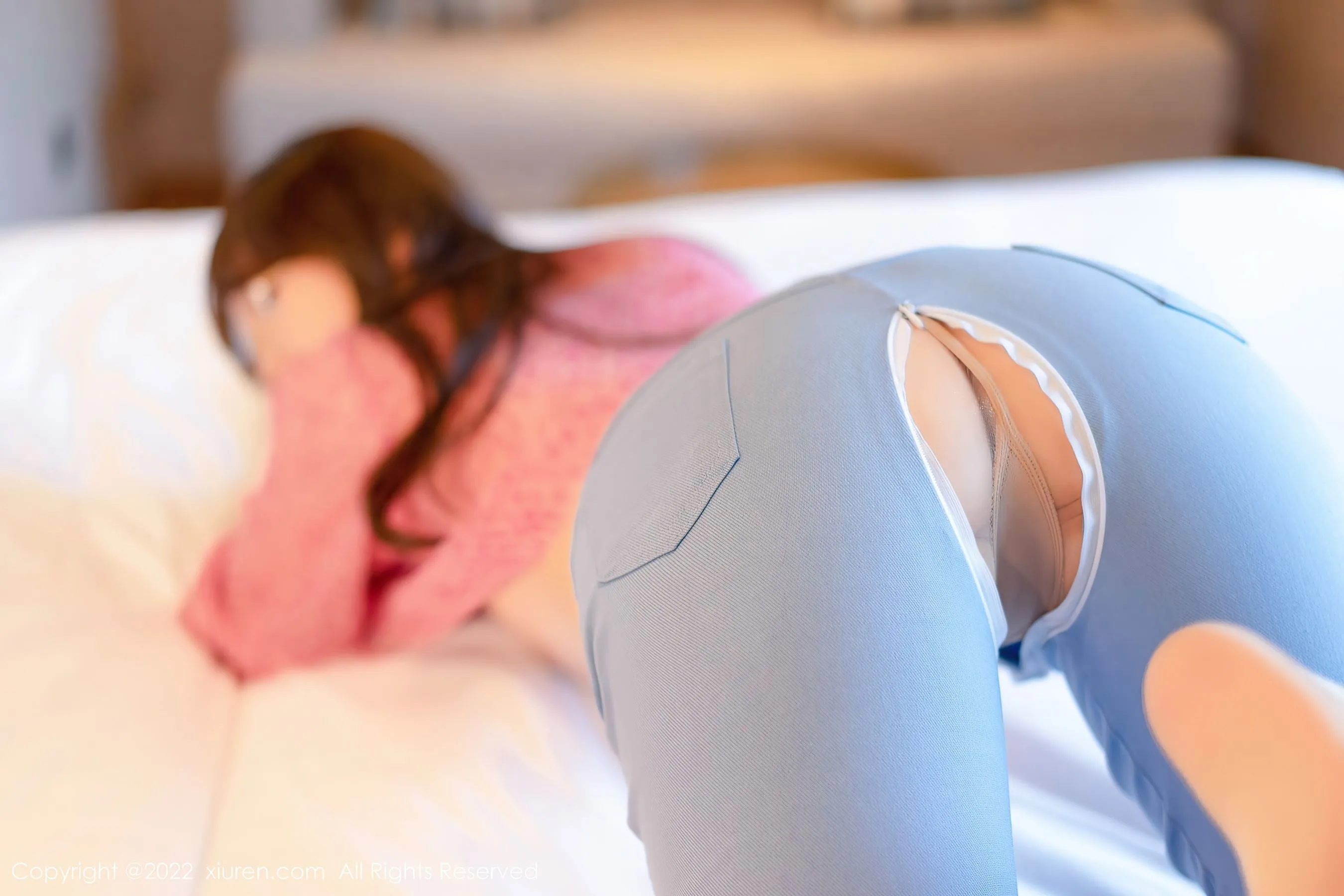  秀人网 No.5488 张思允Nice 牛仔裤美腿第8张