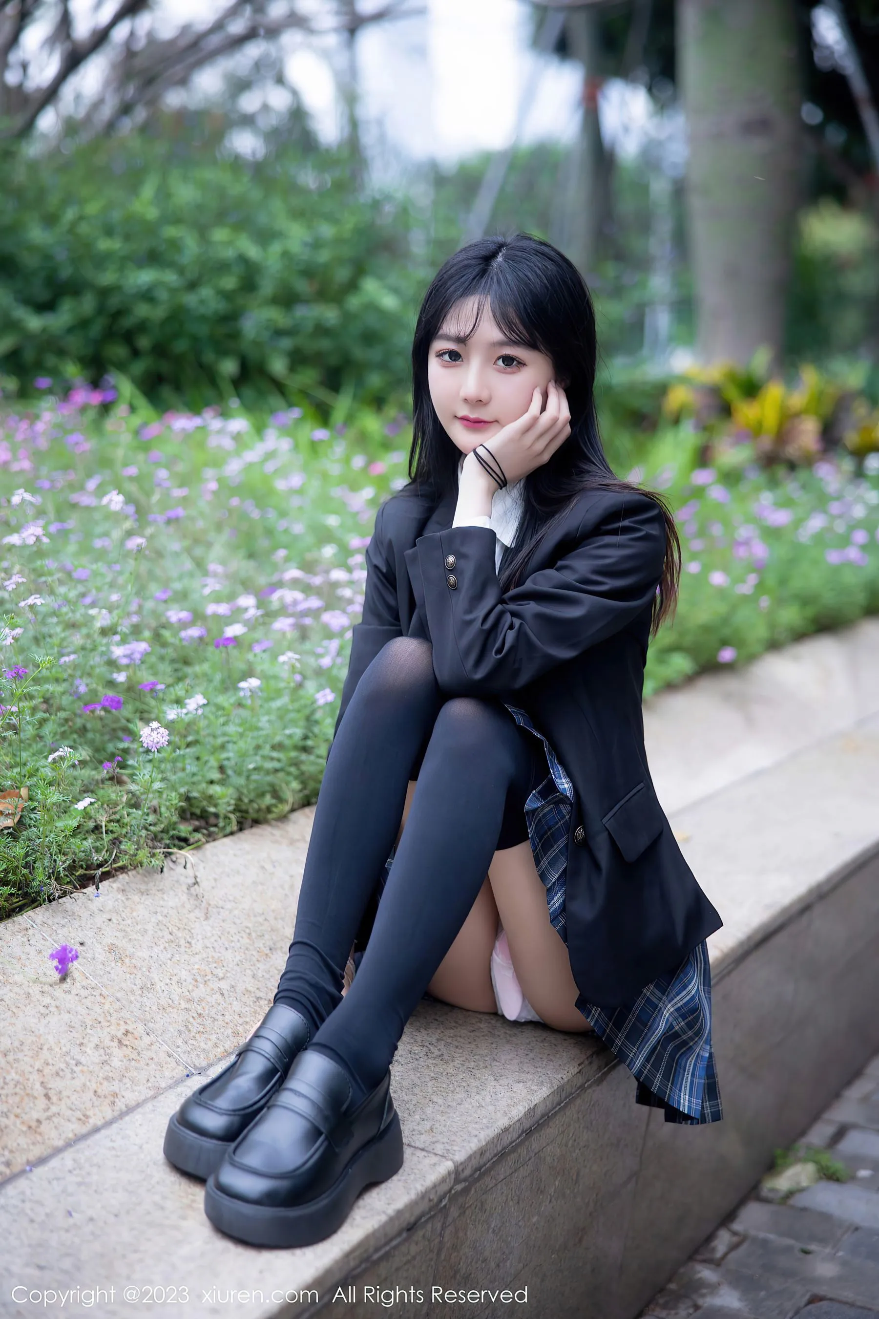  秀人网 No.6662 幼幼 制服美腿第11张