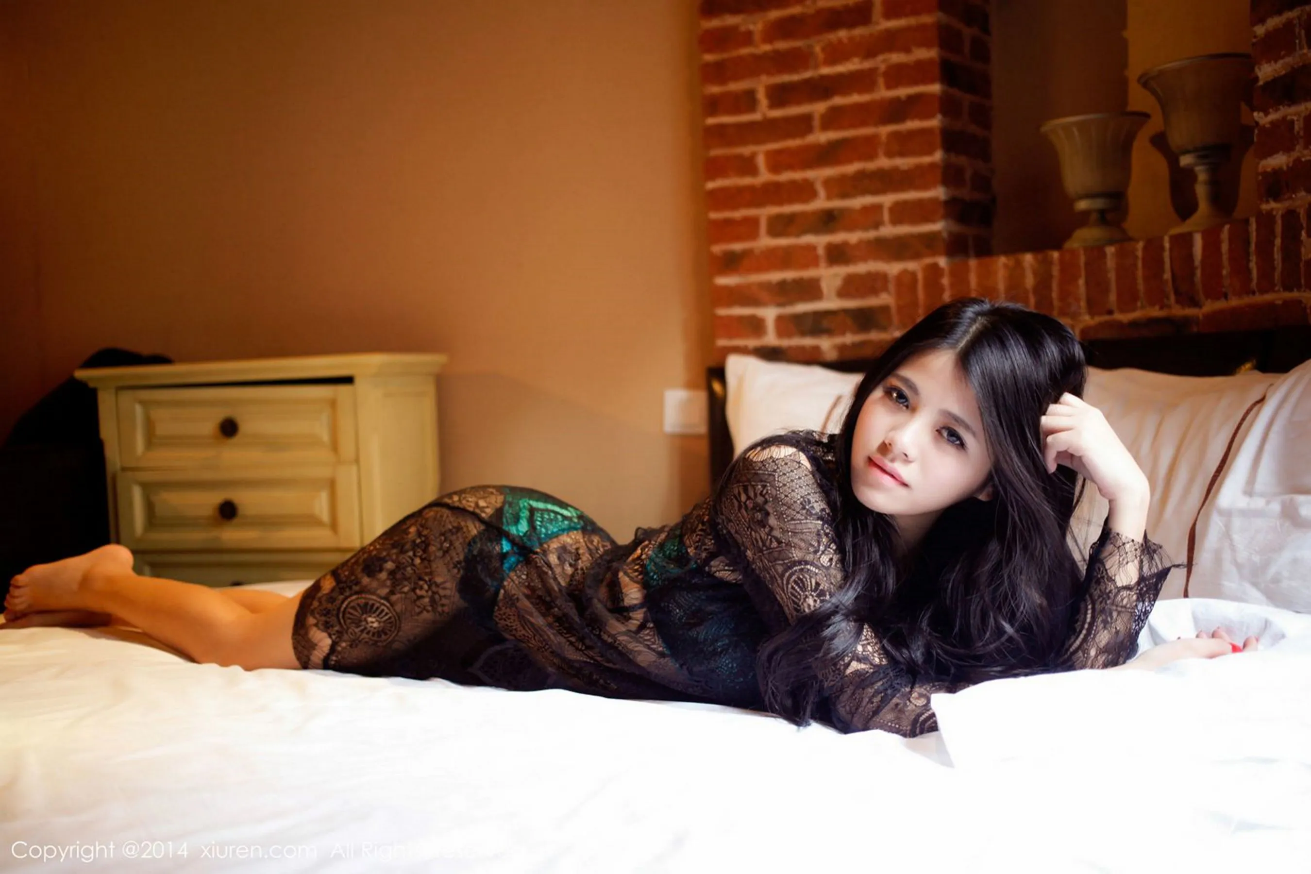 欧阳妮娜娜《透视蕾丝系列》 秀人网 No.265第27张