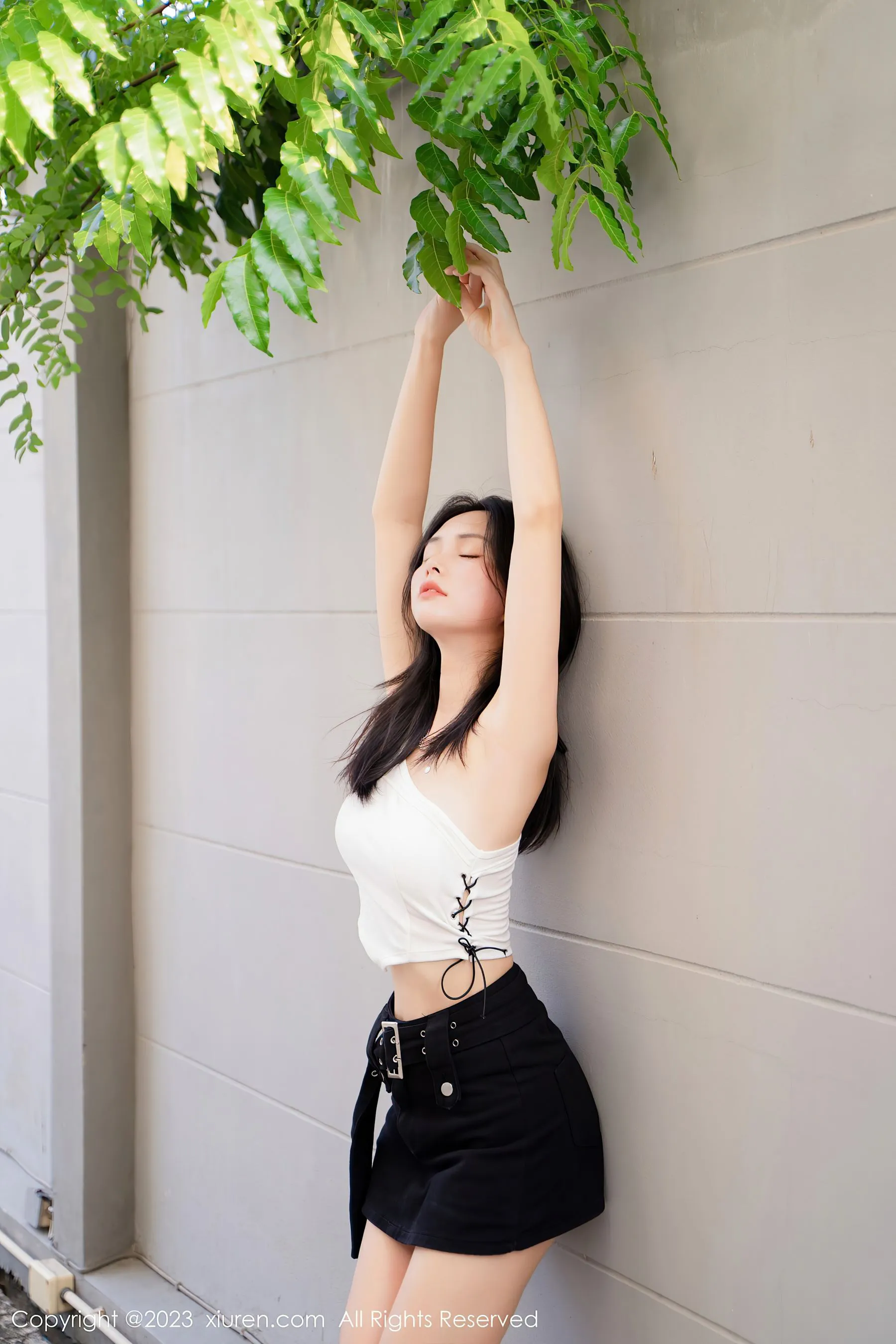  秀人网 No.6798 艾希儿 清爽美腿第18张