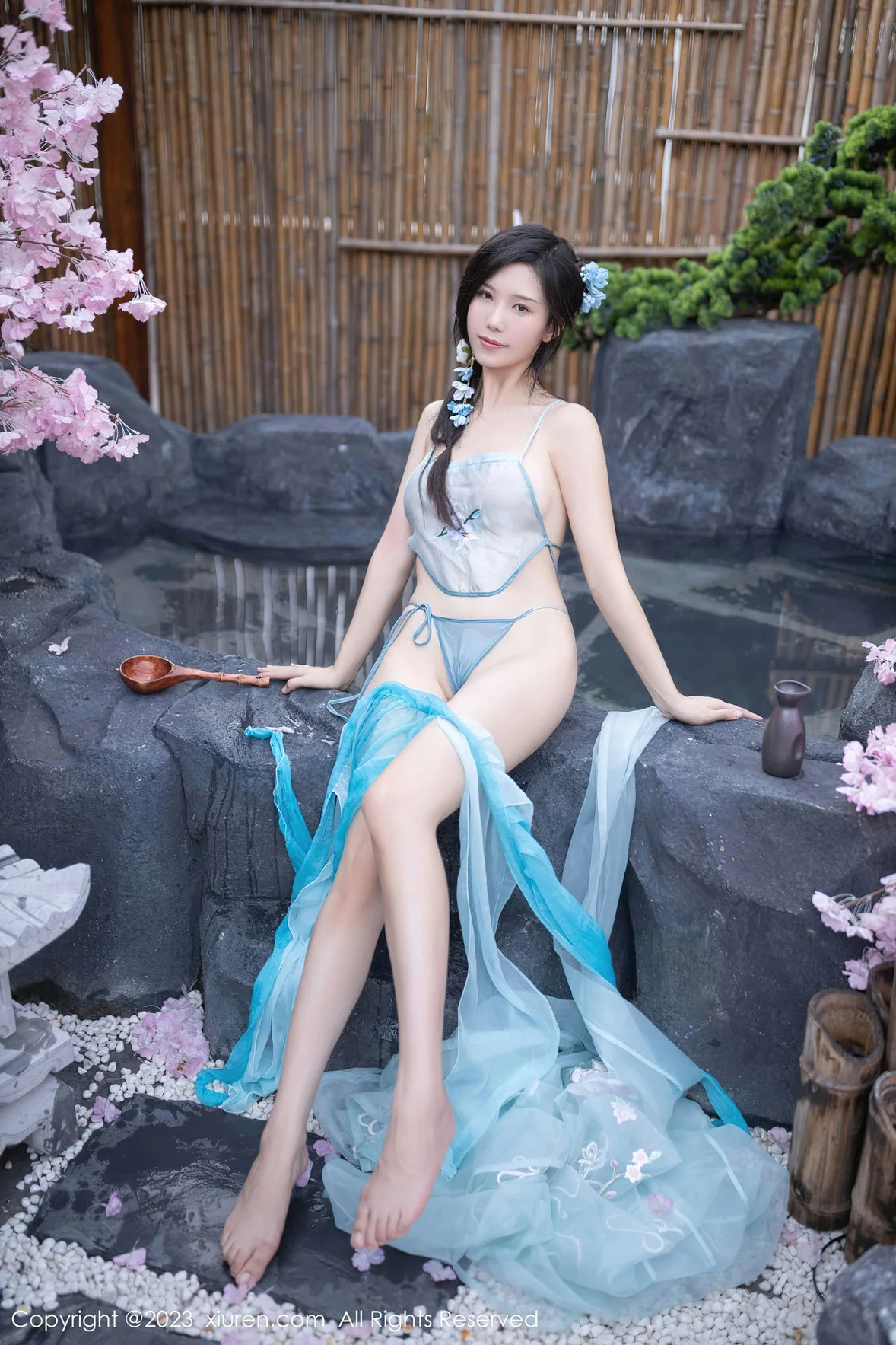  XiuRen 秀人 No.6991 利世 浅蓝色古装 [75P]第16张