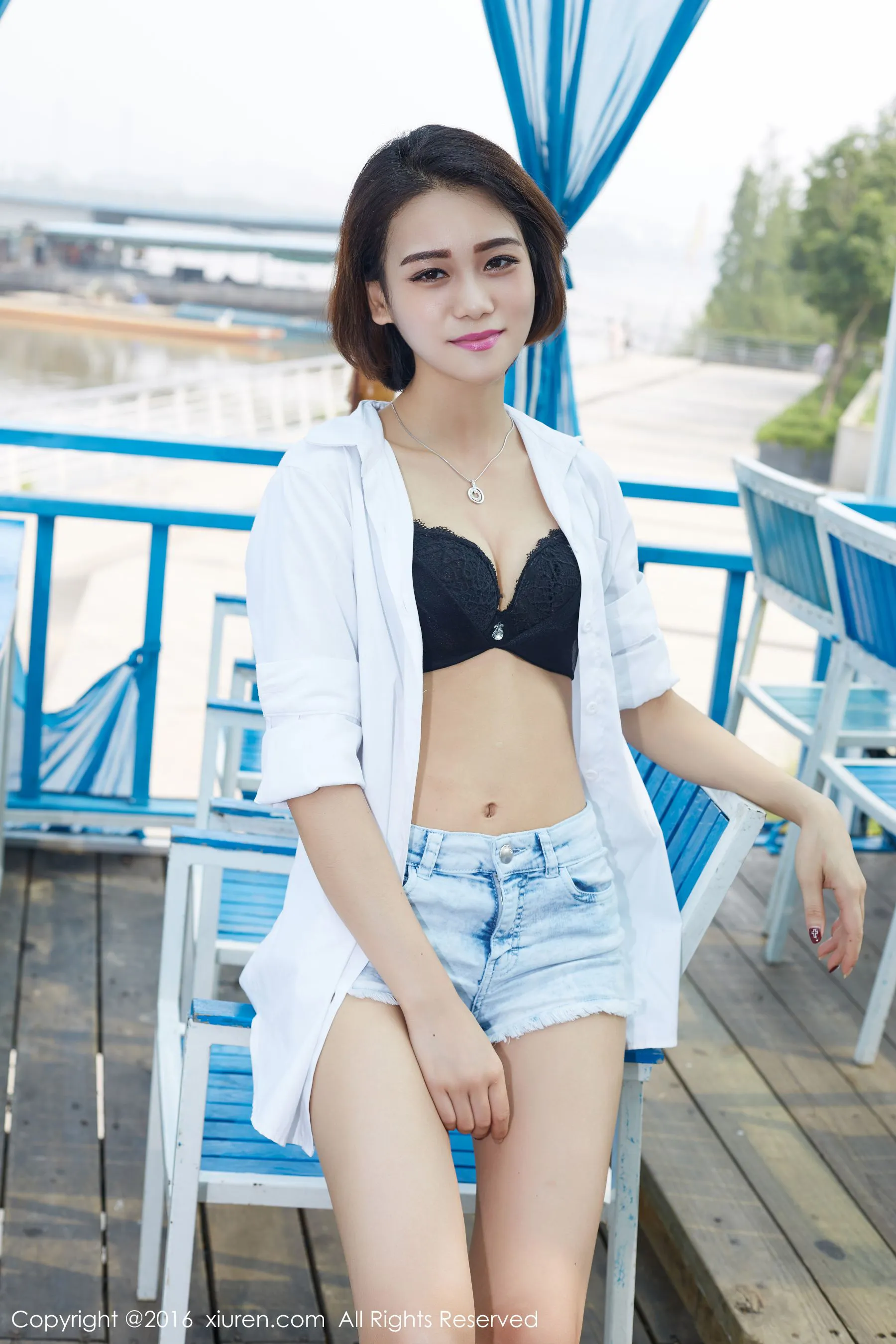  娜娜baby《自然清新 3内衣外拍》 秀人网 No.501第1张