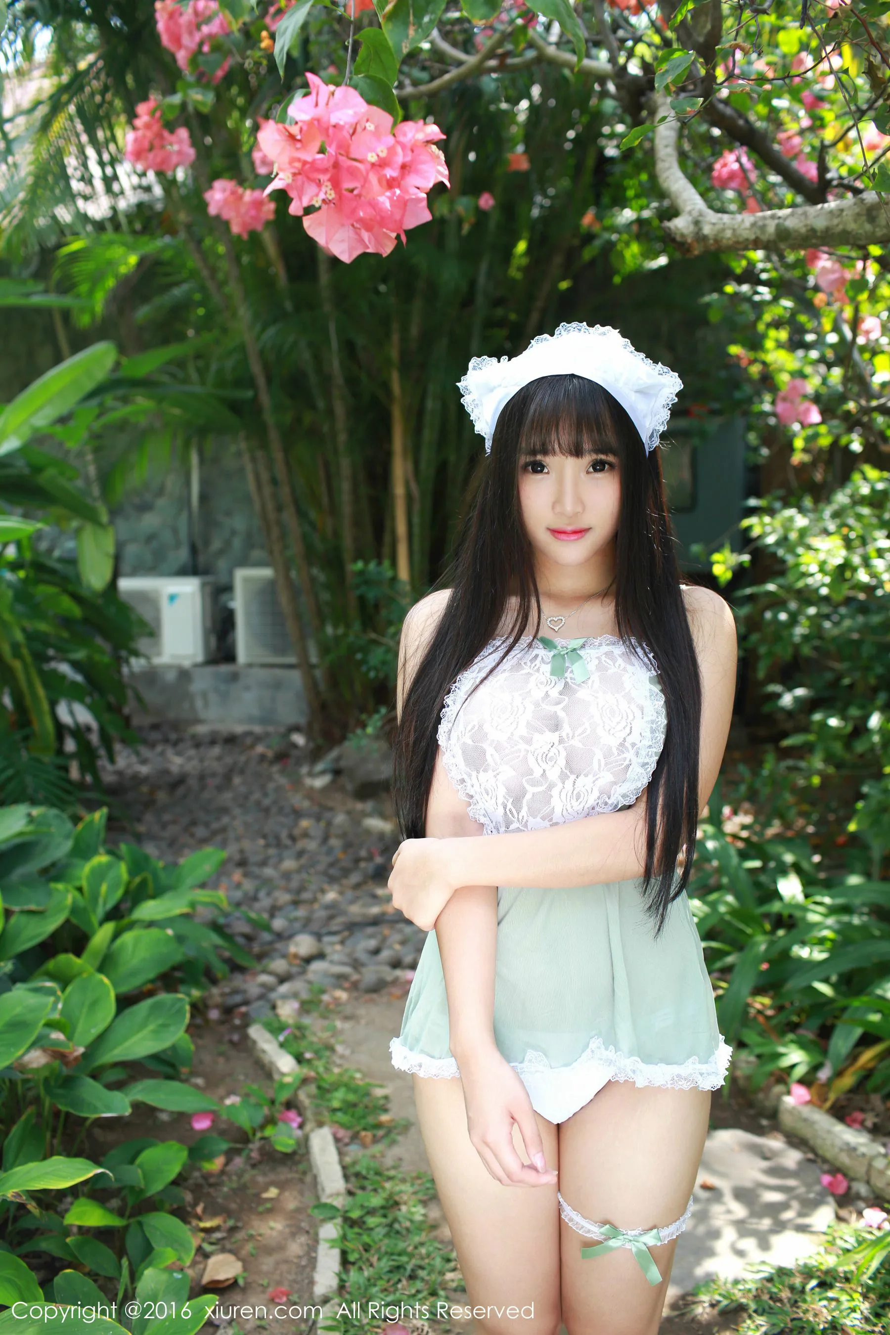  夏瑶baby《清新女仆装+可爱内衣》 秀人网 No.463第3张