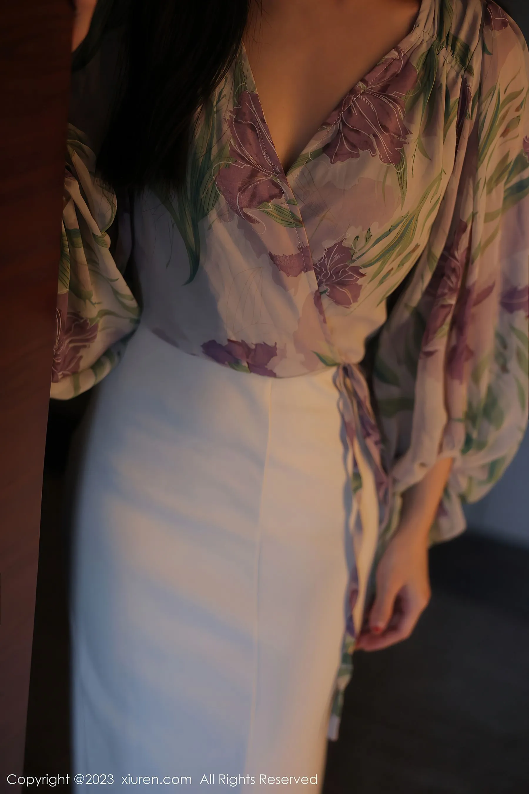 秀人网 No.6279 星子柒kiki 黑丝美腿第3张