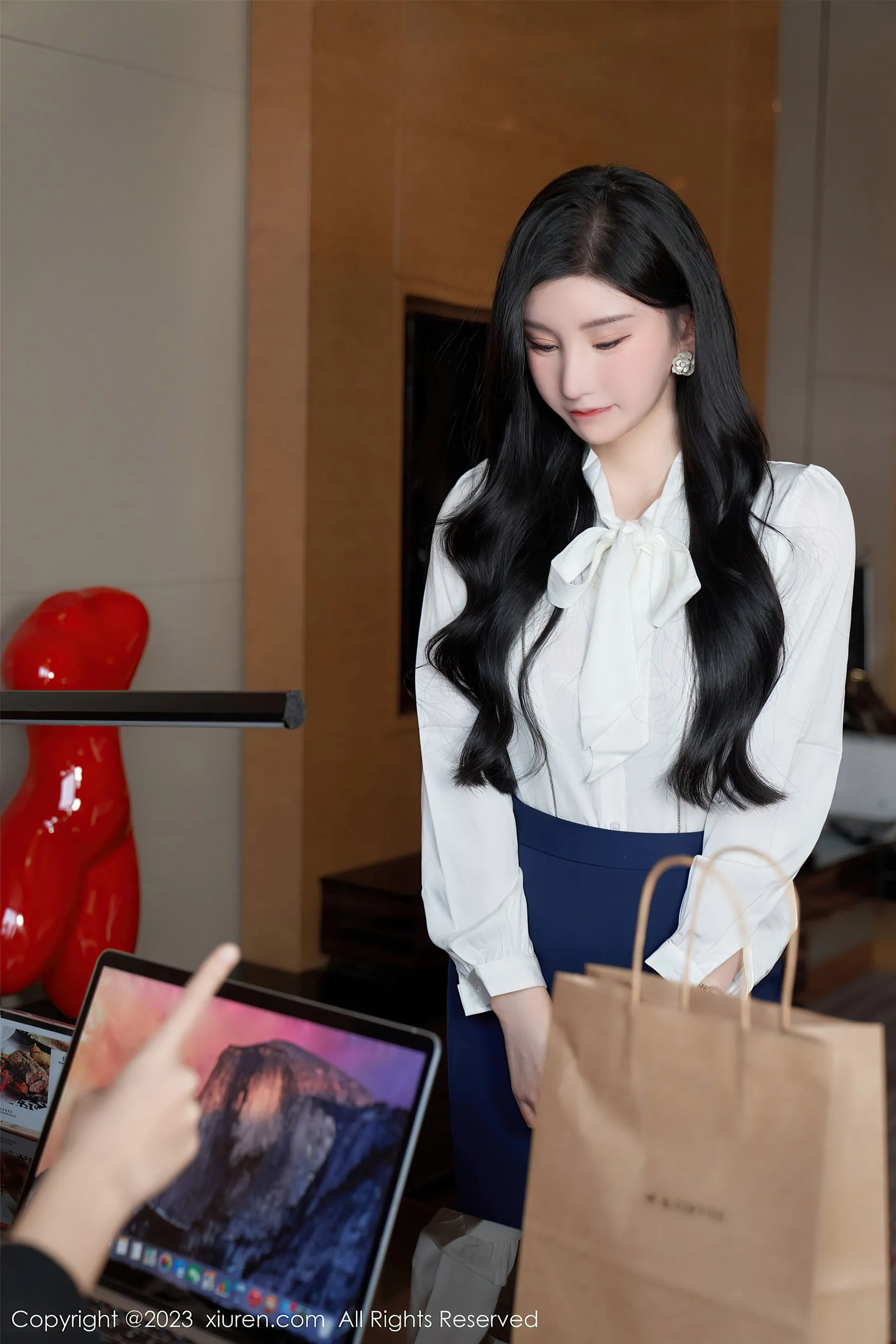  秀人网 No.6614 周于希Sally 黑丝美臀第5张