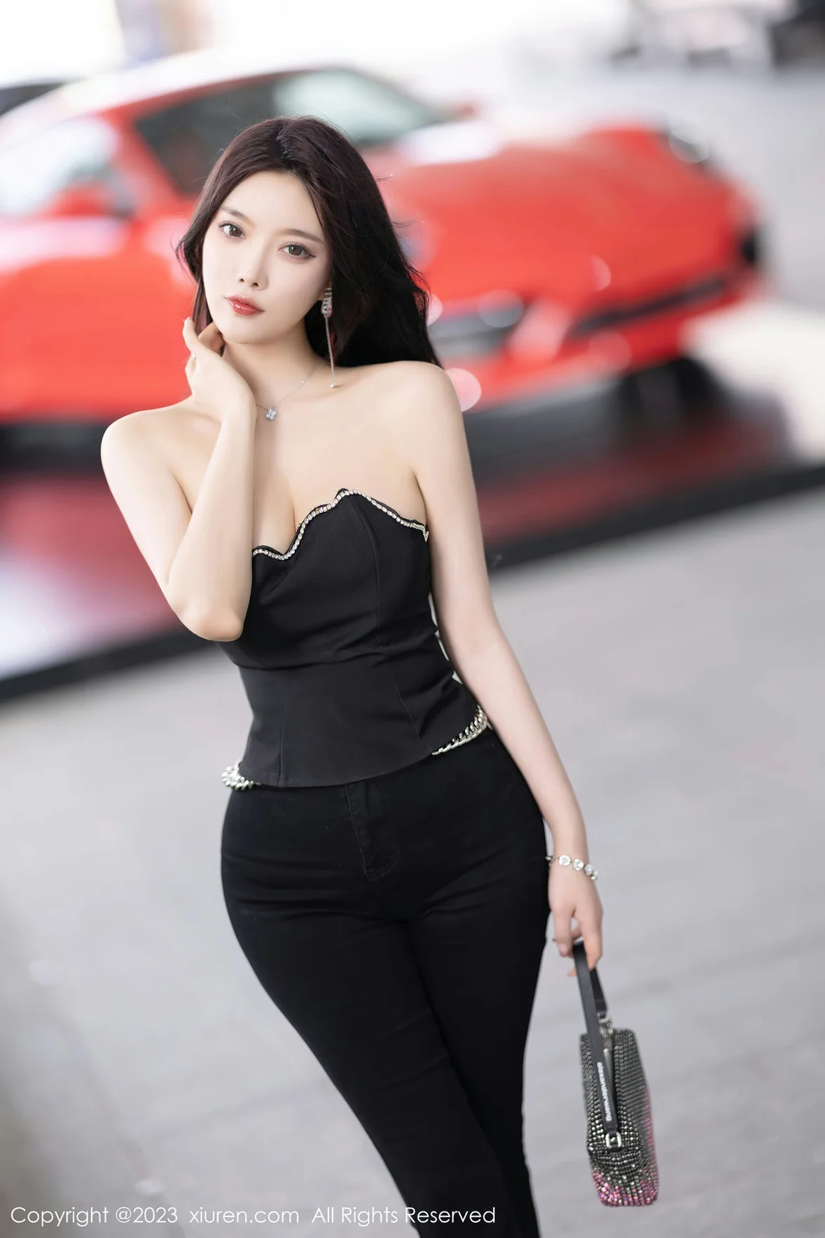  XiuRen 秀人 No.6866 杨晨晨Yome 轻透蕾丝连体衣海南岛旅拍 [91P]第2张