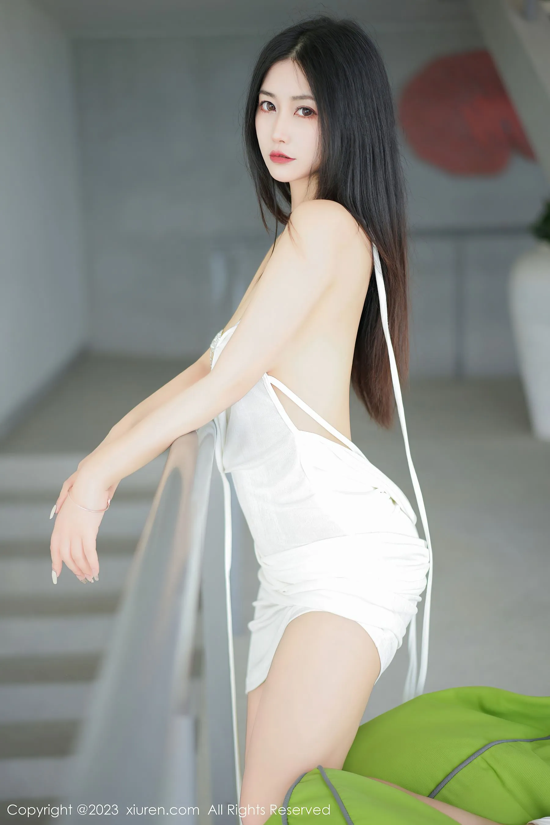  秀人网 No.6678 laura阿姣 美腿长裙第4张