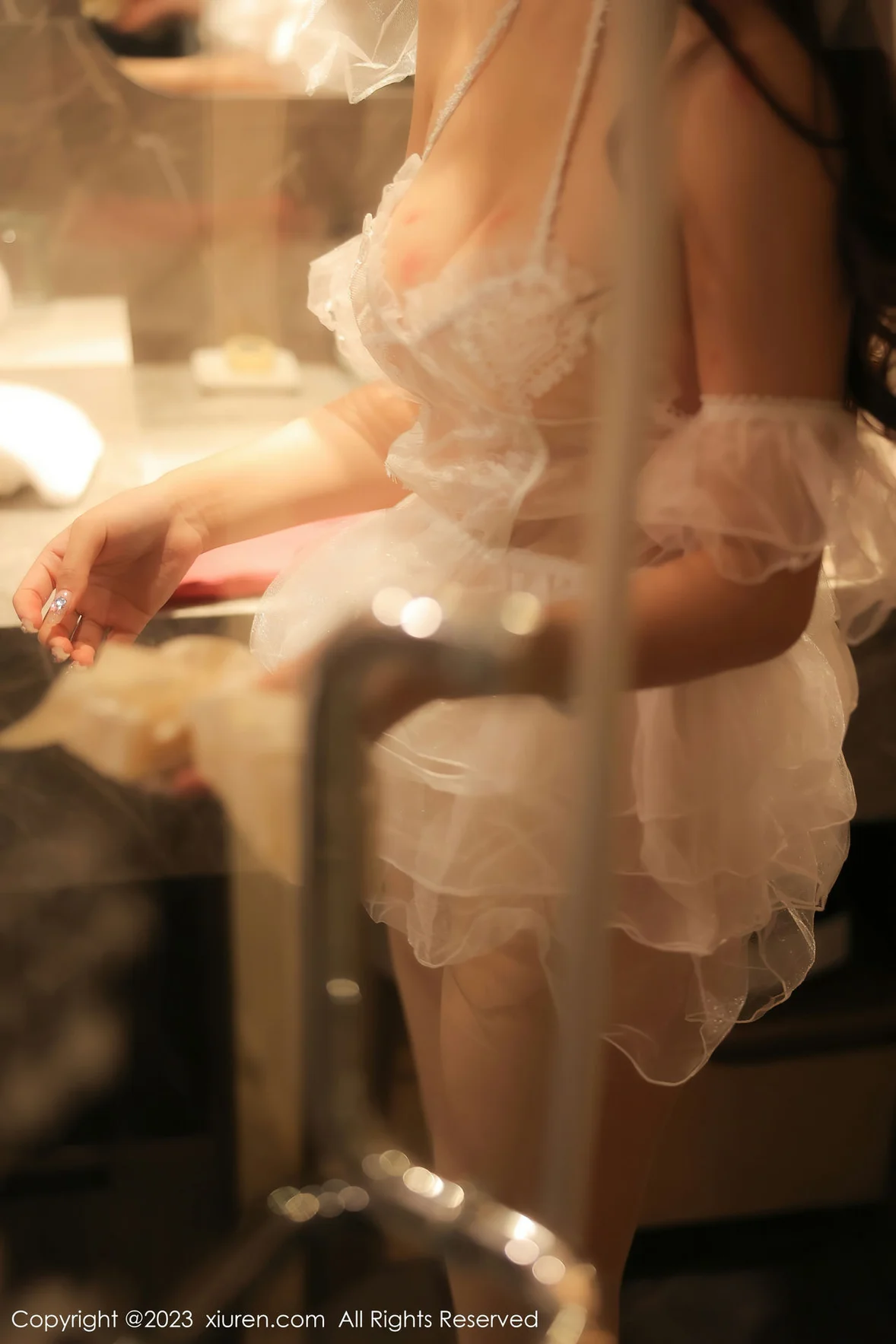  XiuRen 秀人 No.7218 汐汐baby 白色情趣婚纱性感写真 [78P]第1张