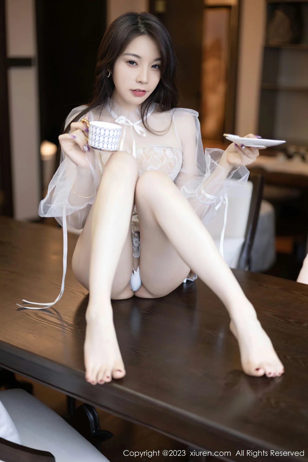  XiuRen 秀人 No.7112 徐莉芝Booty 蕾丝内衣性感写真 [89P]第14张