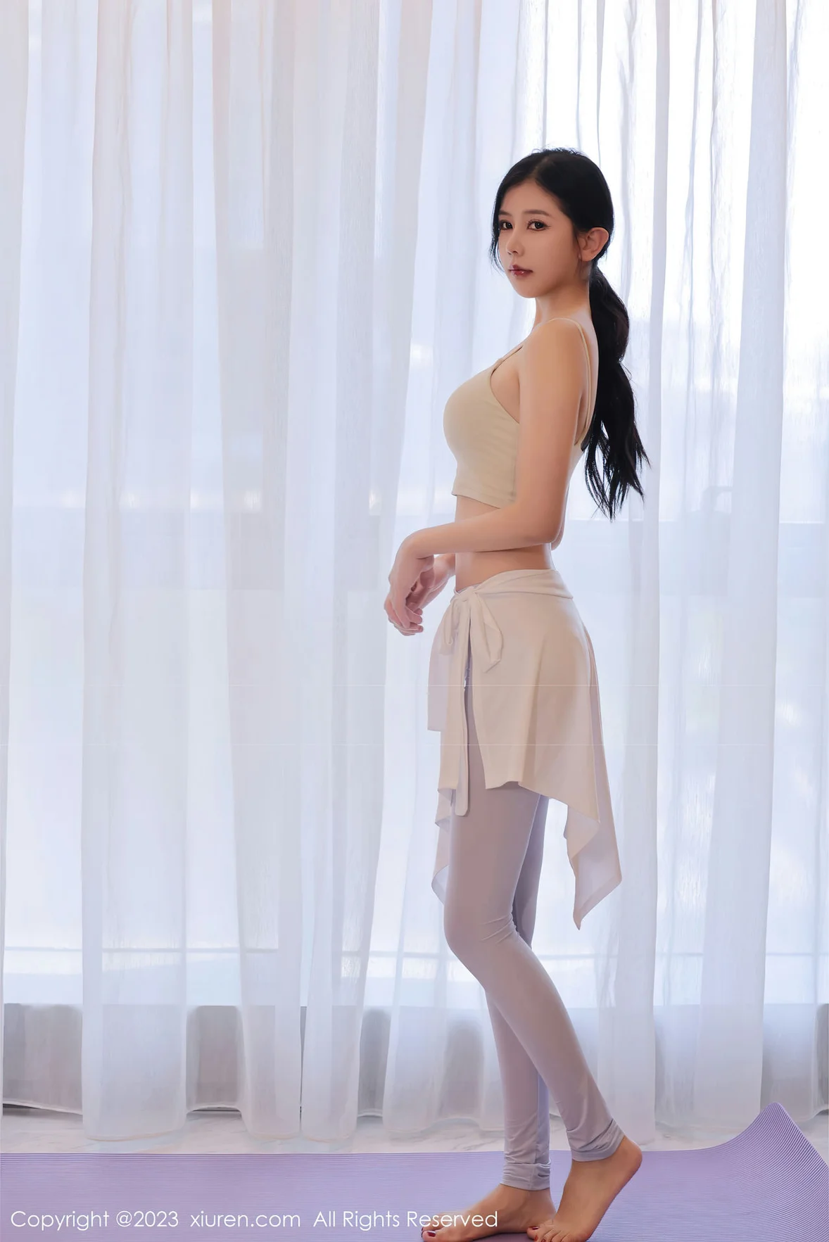  XiuRen 秀人 No.7294 尹甜甜 瑜伽写真广州旅拍 [68P]第1张