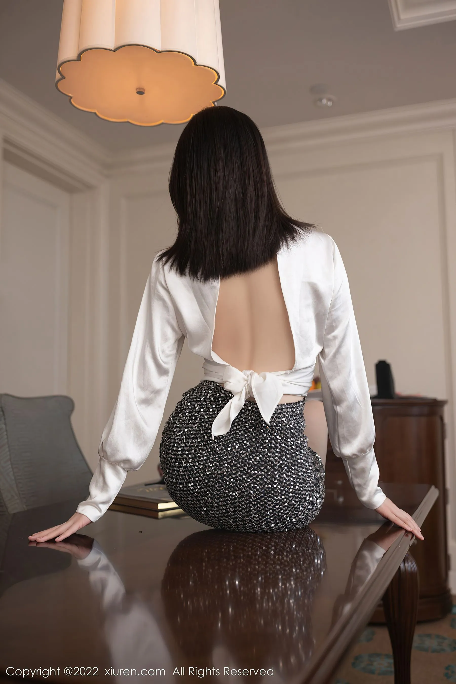  秀人网 No.5480 安然anran 短裙美腿第17张