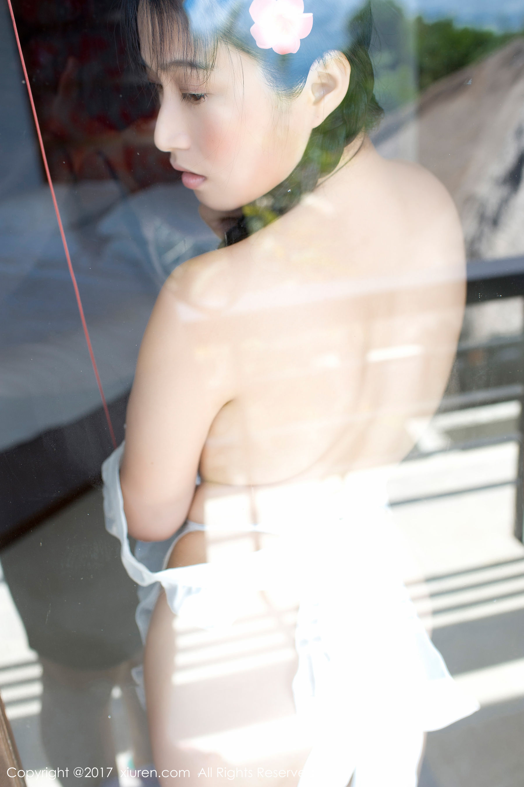  盼盼玉奴《海水湿身+日系女仆》 秀人网XIUREN No.751第6张