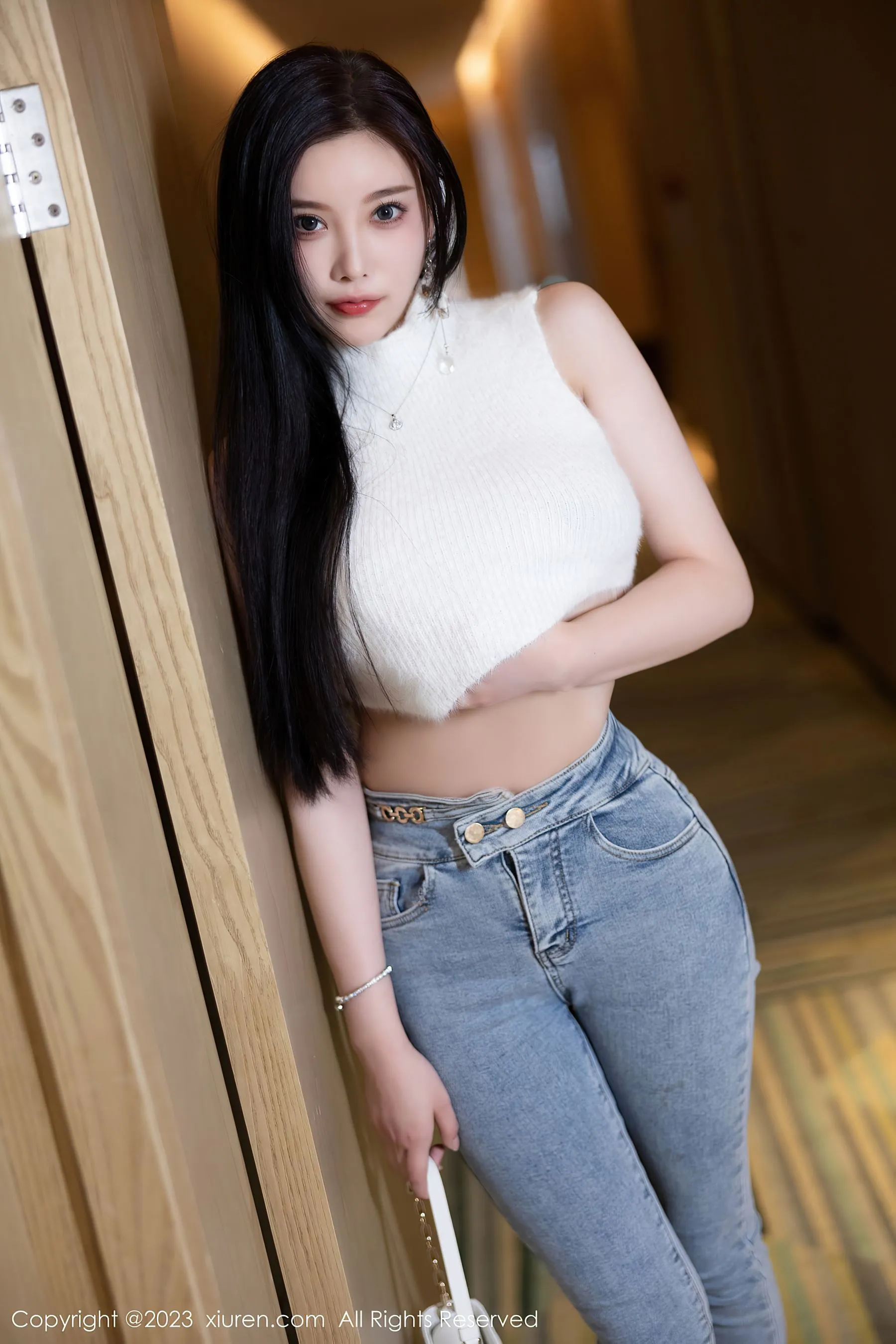  秀人网 No.6377 杨晨晨Yome 牛仔裤美臀第19张