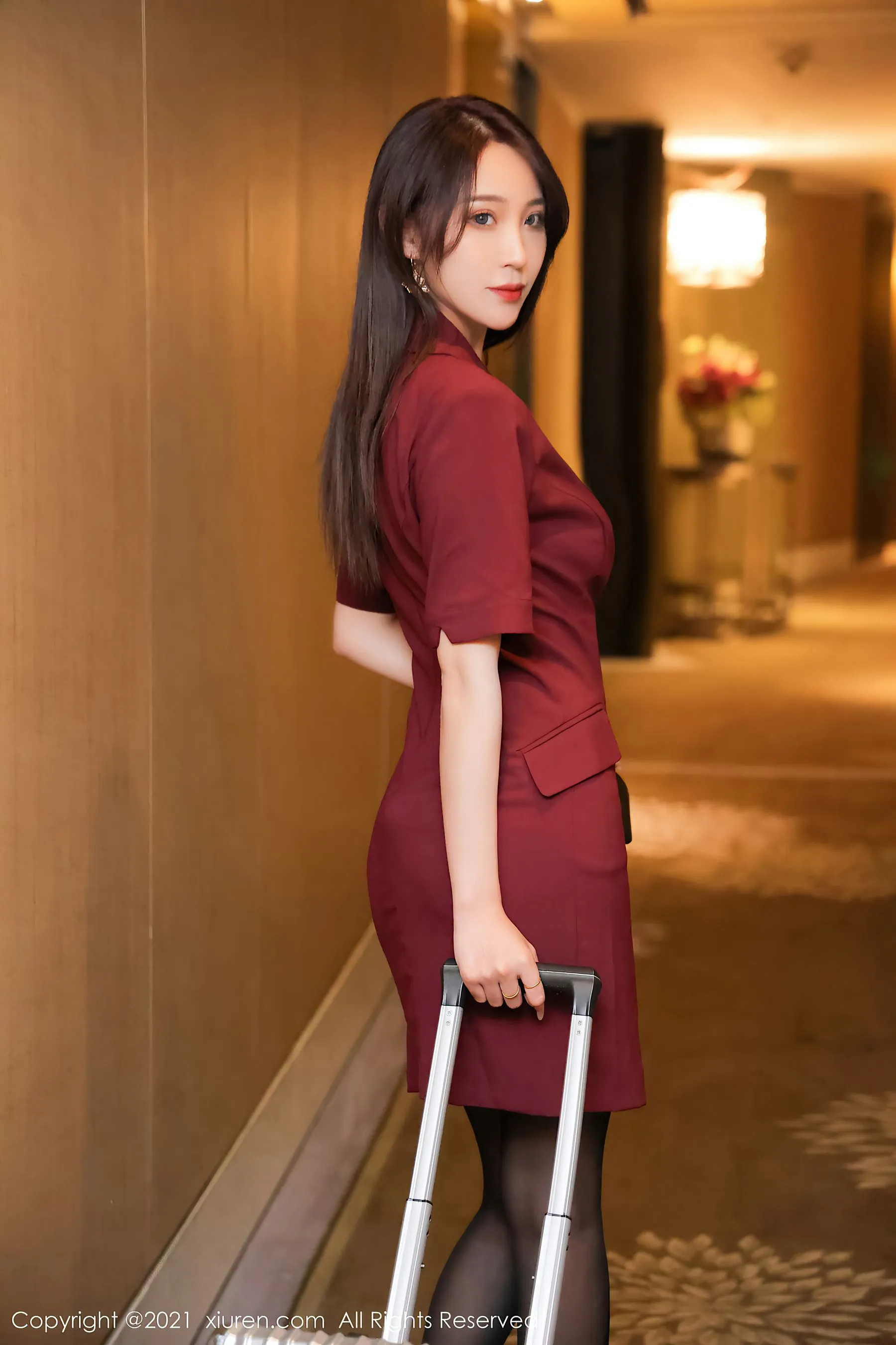 秀人 No.3863 周慕汐baby第2张