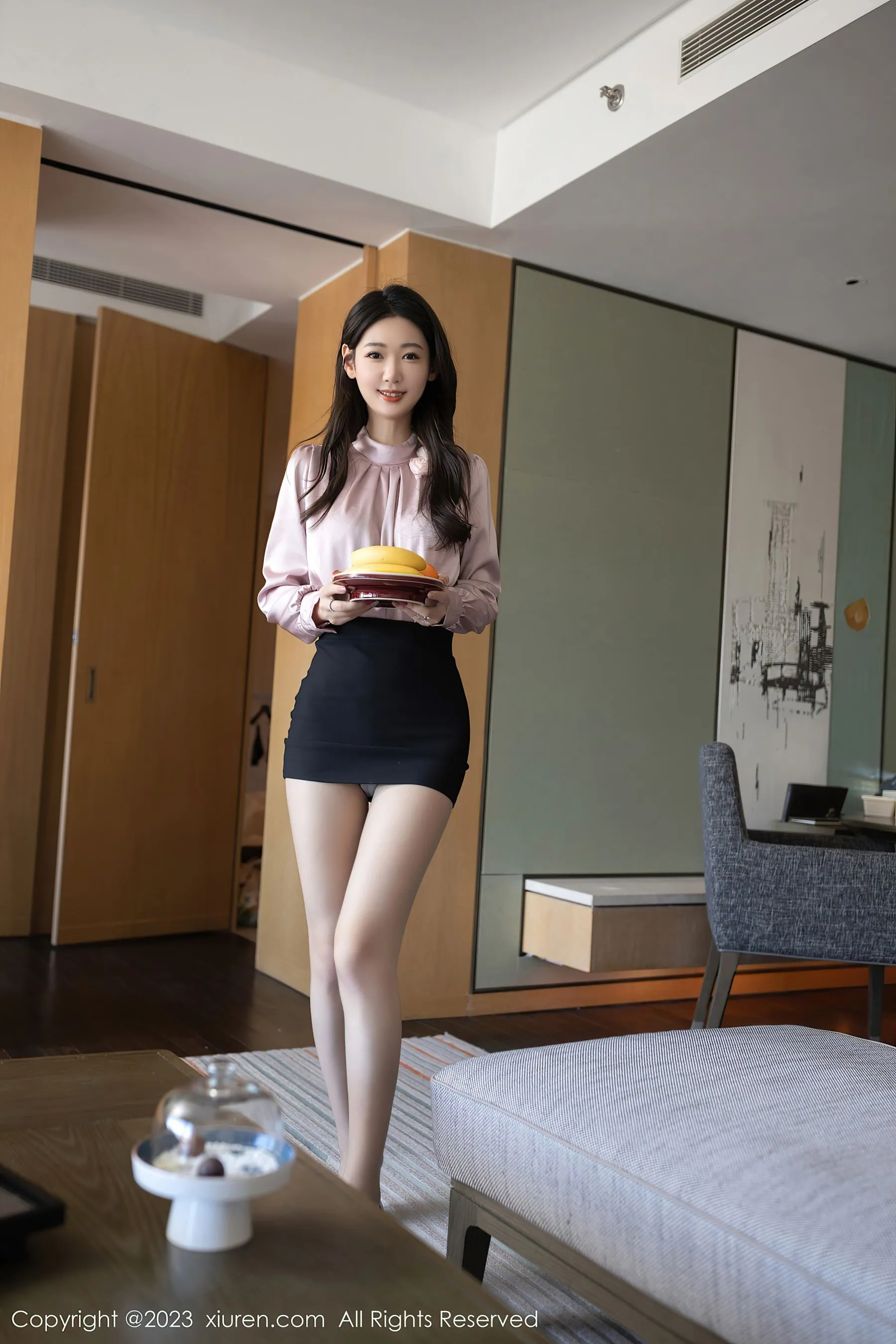  秀人网 No.6550 唐安琪 短裙丝袜第24张