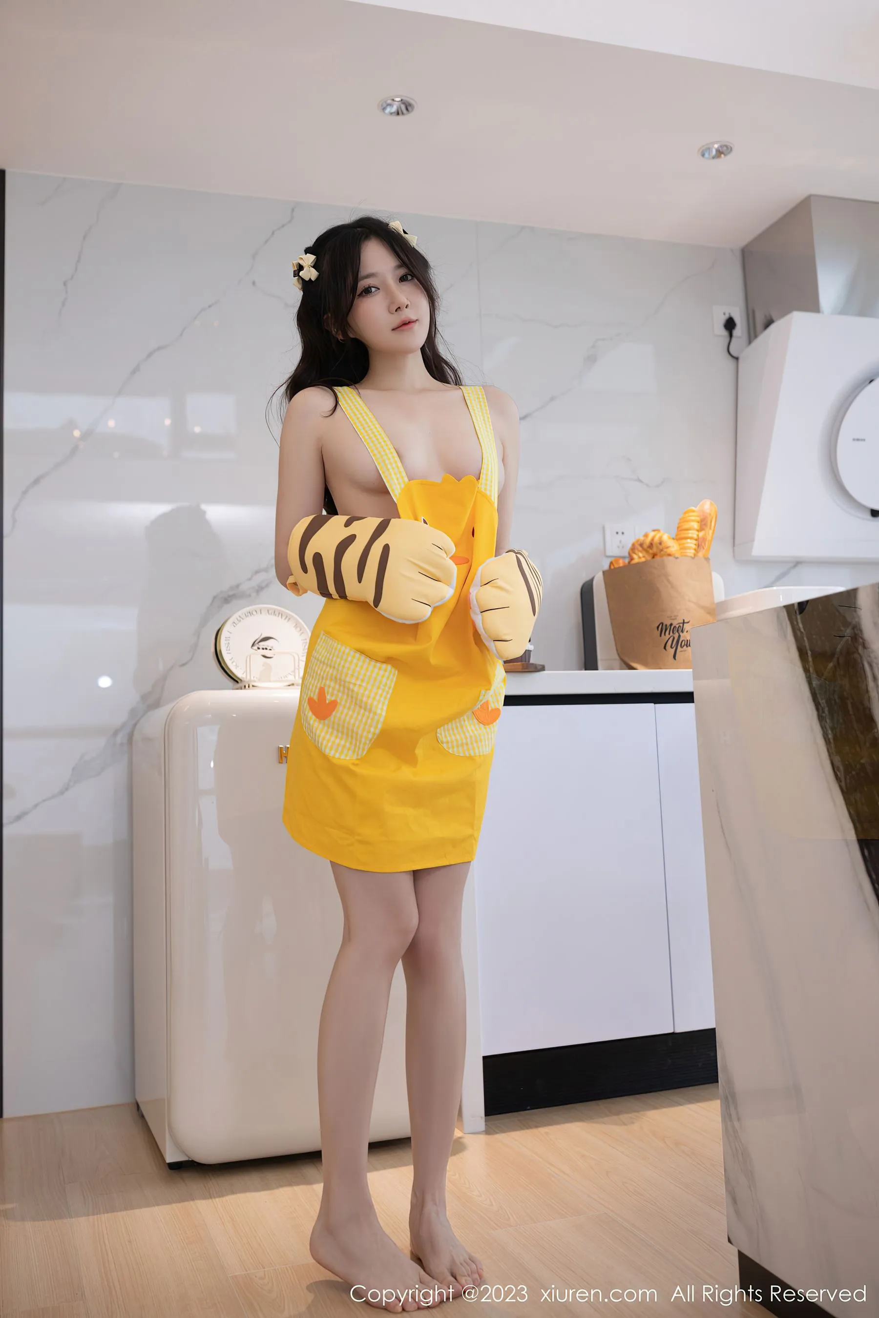  秀人网 No.6615 鱼子酱Fish 清爽美腿第3张