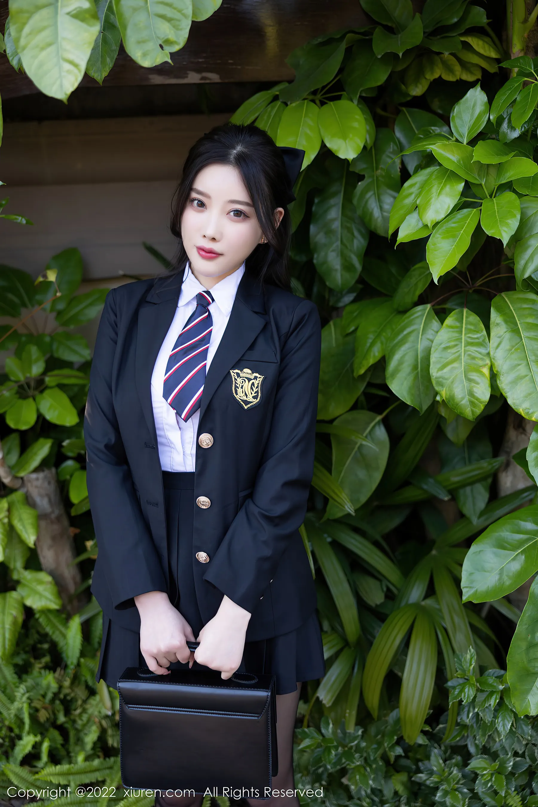 秀人网 No.4721 杨晨晨Yome 黑丝美臀学生装第18张