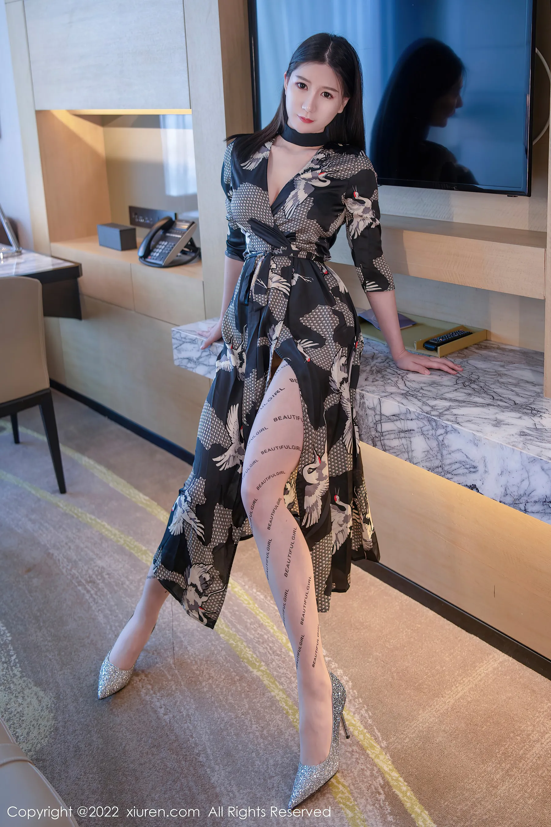  秀人网 No.4759 顾乔楠Cora 丝袜美臀肉感御姐第20张