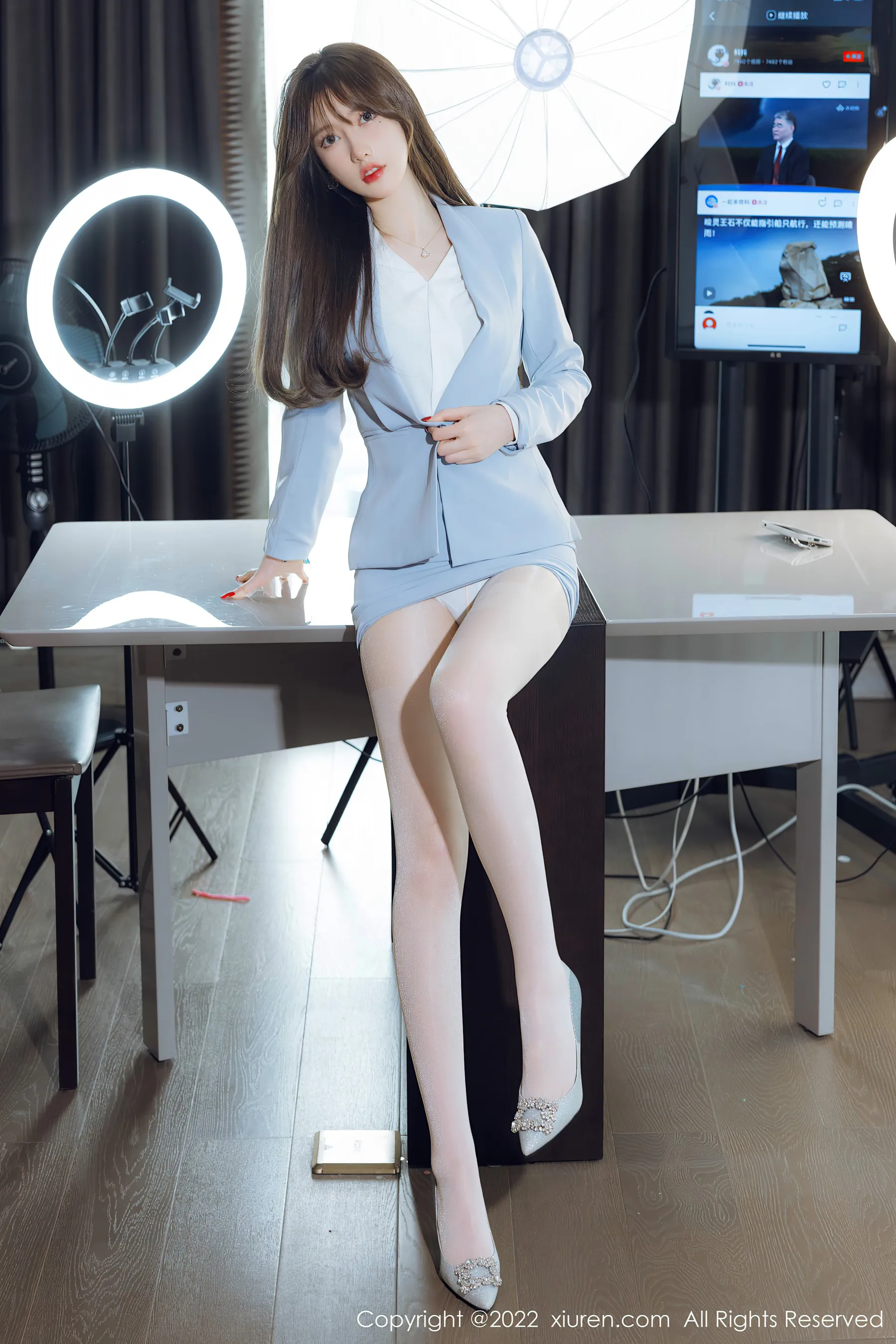  秀人网 No.4658 美桃酱 丝袜美臀第12张