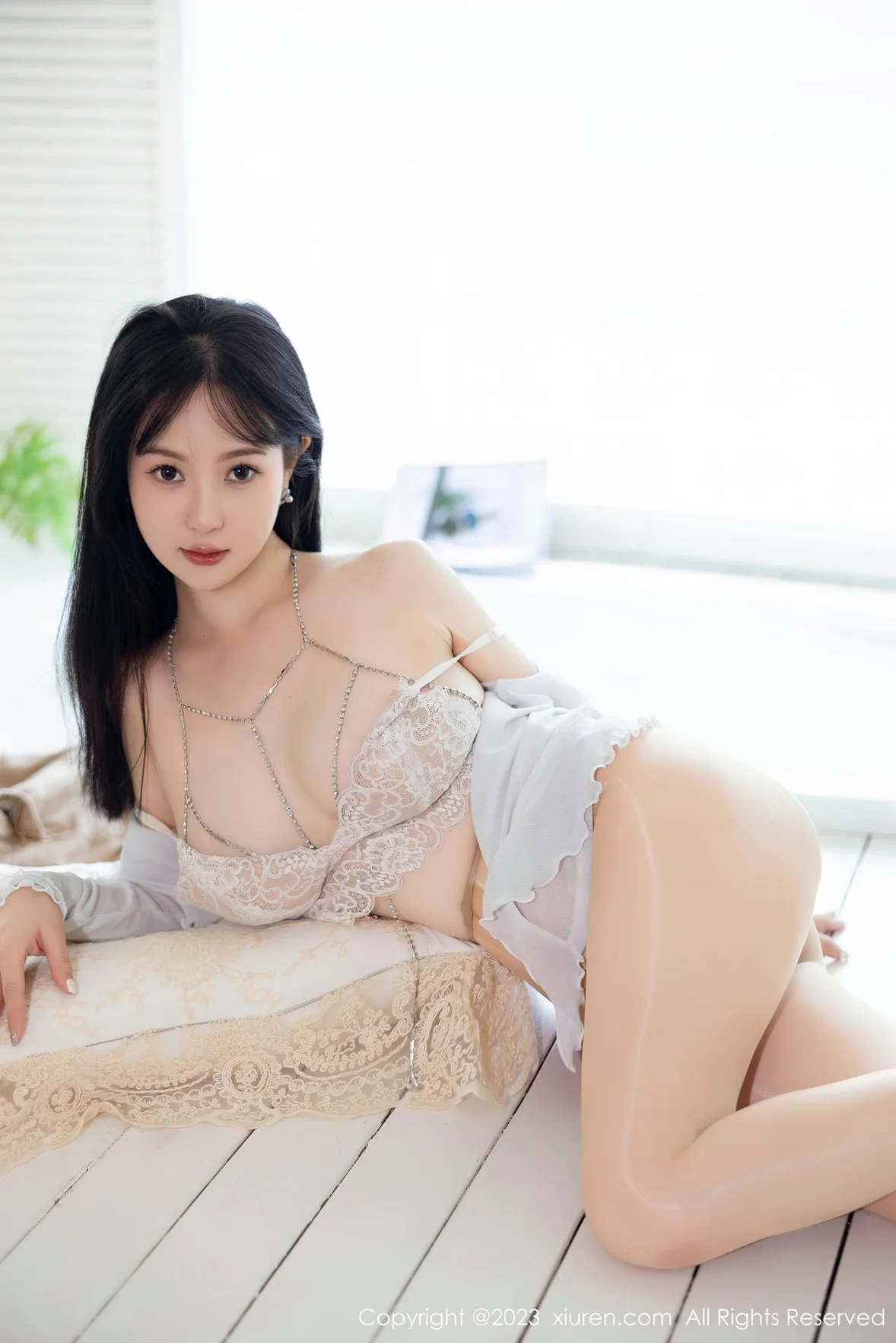  XiuRen 秀人 No.6995 柚琪Rich 诱人原色丝袜性感写真 [81P]第8张