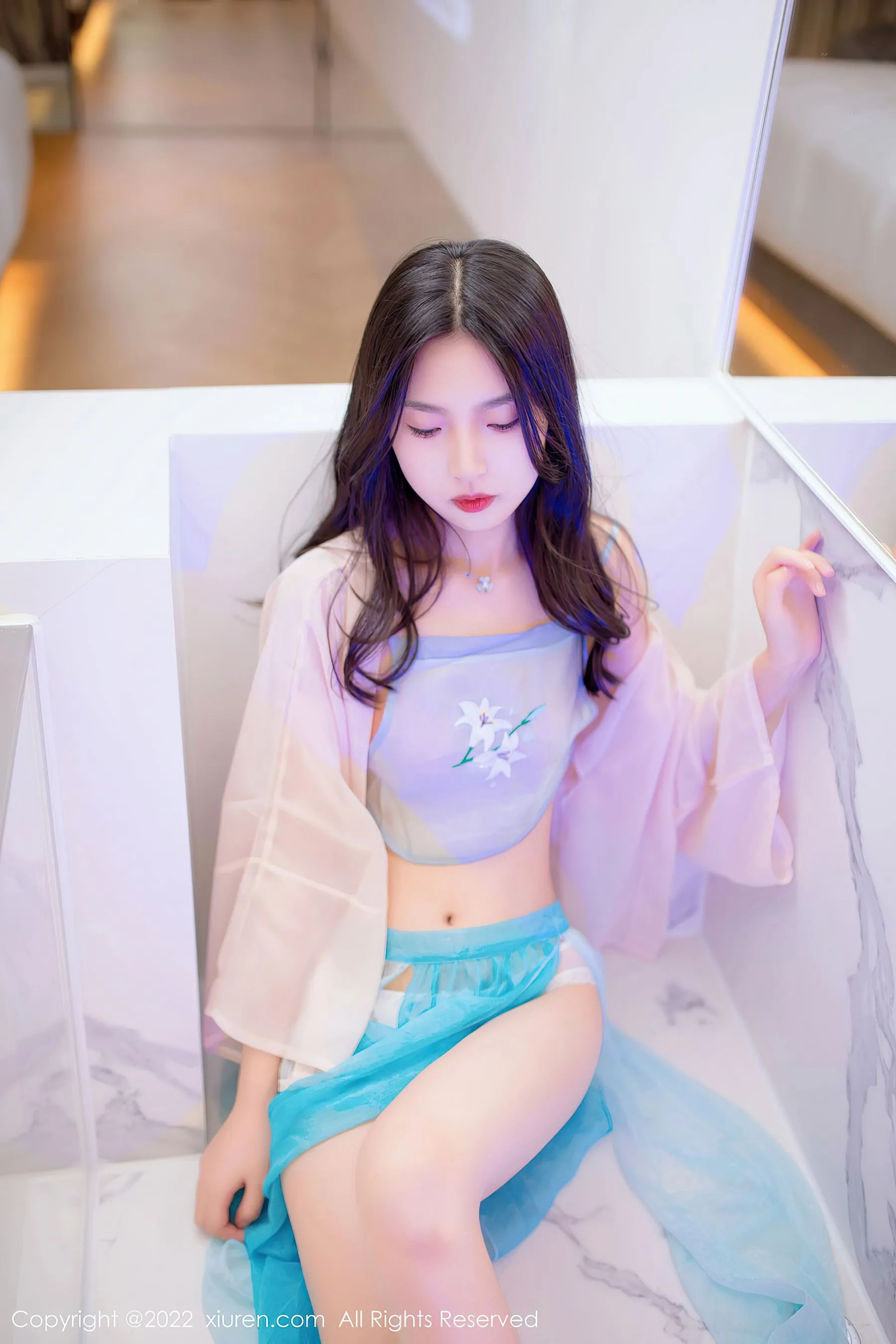  秀人网 No.5399 十九九 新人美腿第35张