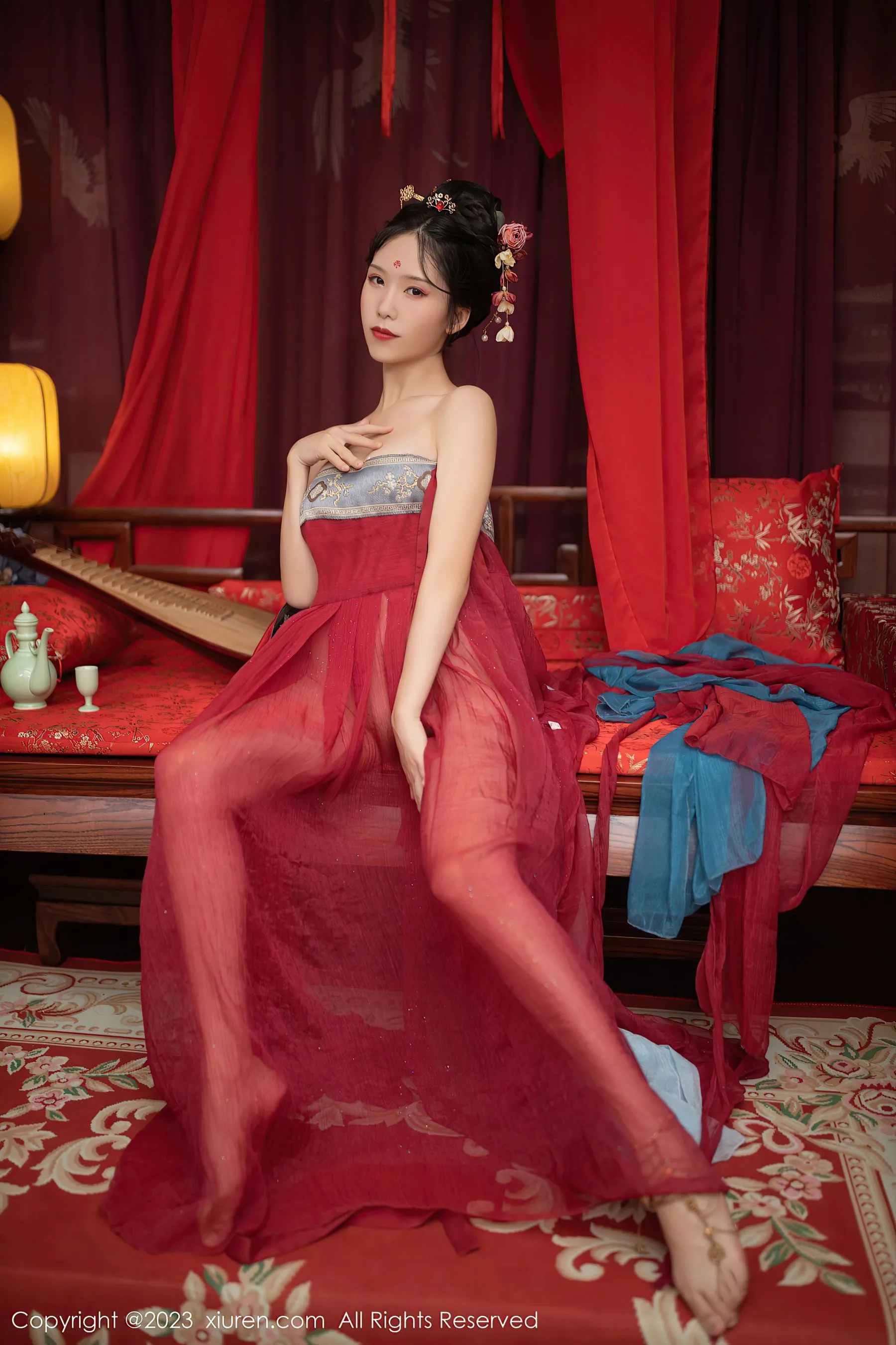 秀人网 No.6154 利世 古装美腿第19张