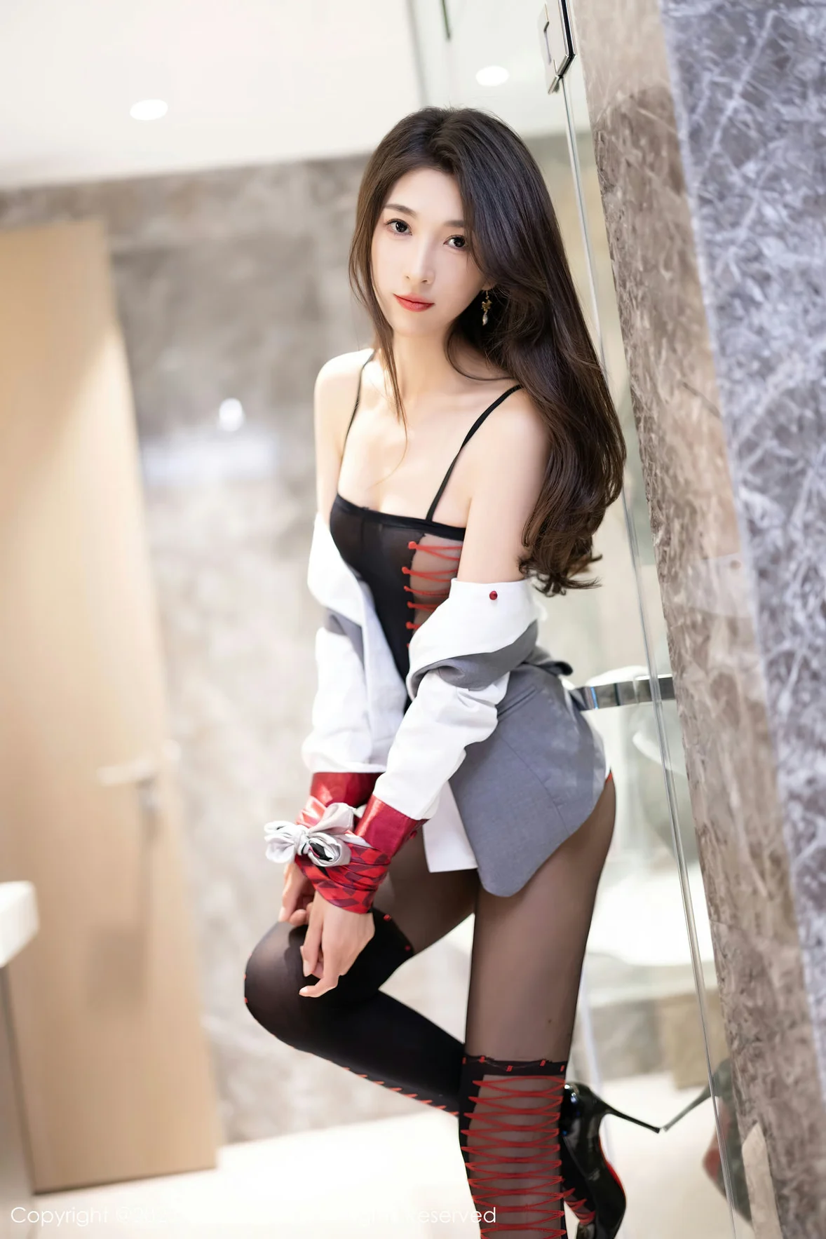  XiuRen 秀人 No.6967 林乐一 轻透连体衣性感写真 [88P]