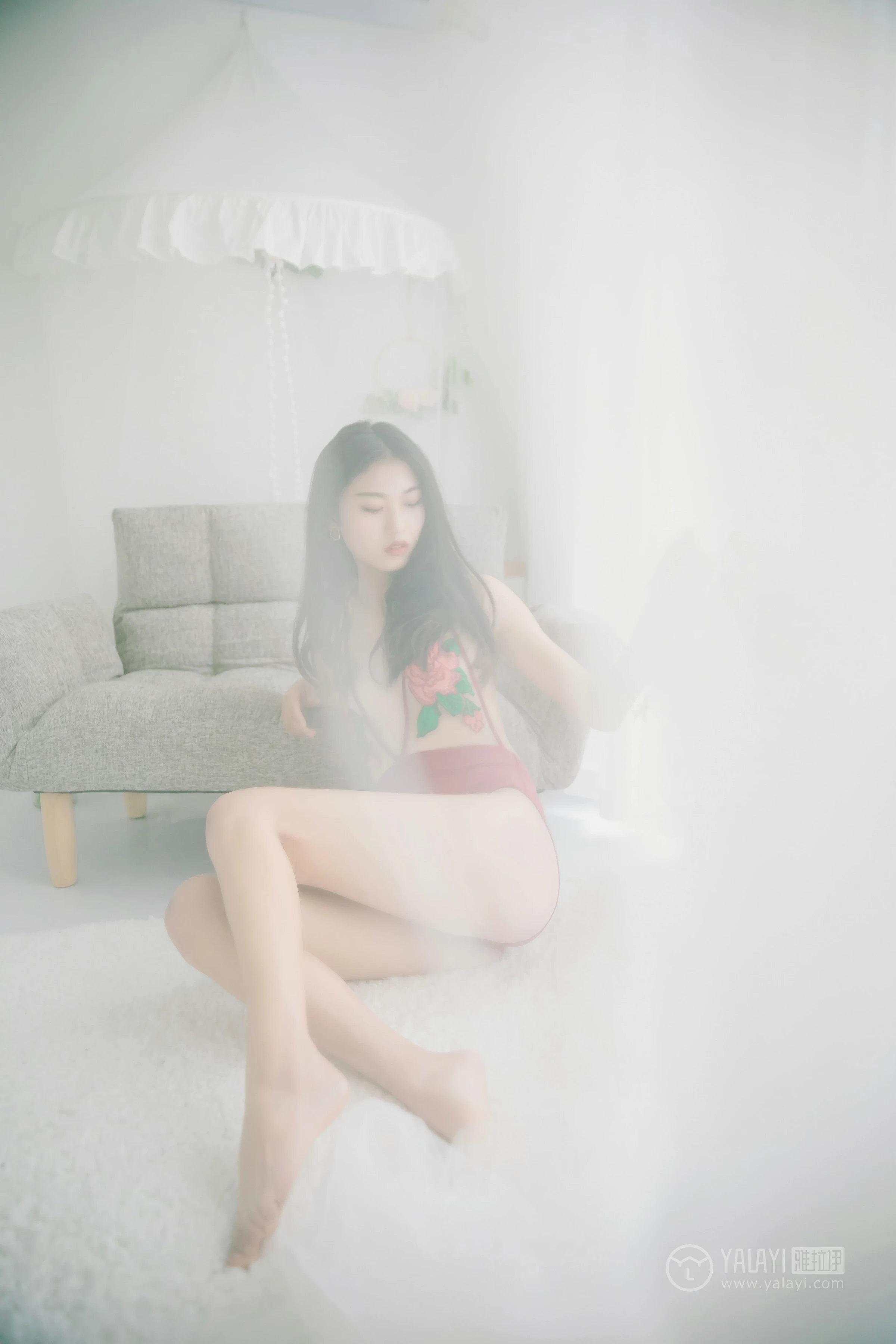[YALAYI雅拉伊]No.215 思春少女 和风 红色情趣内衣性感私房写真集第8张