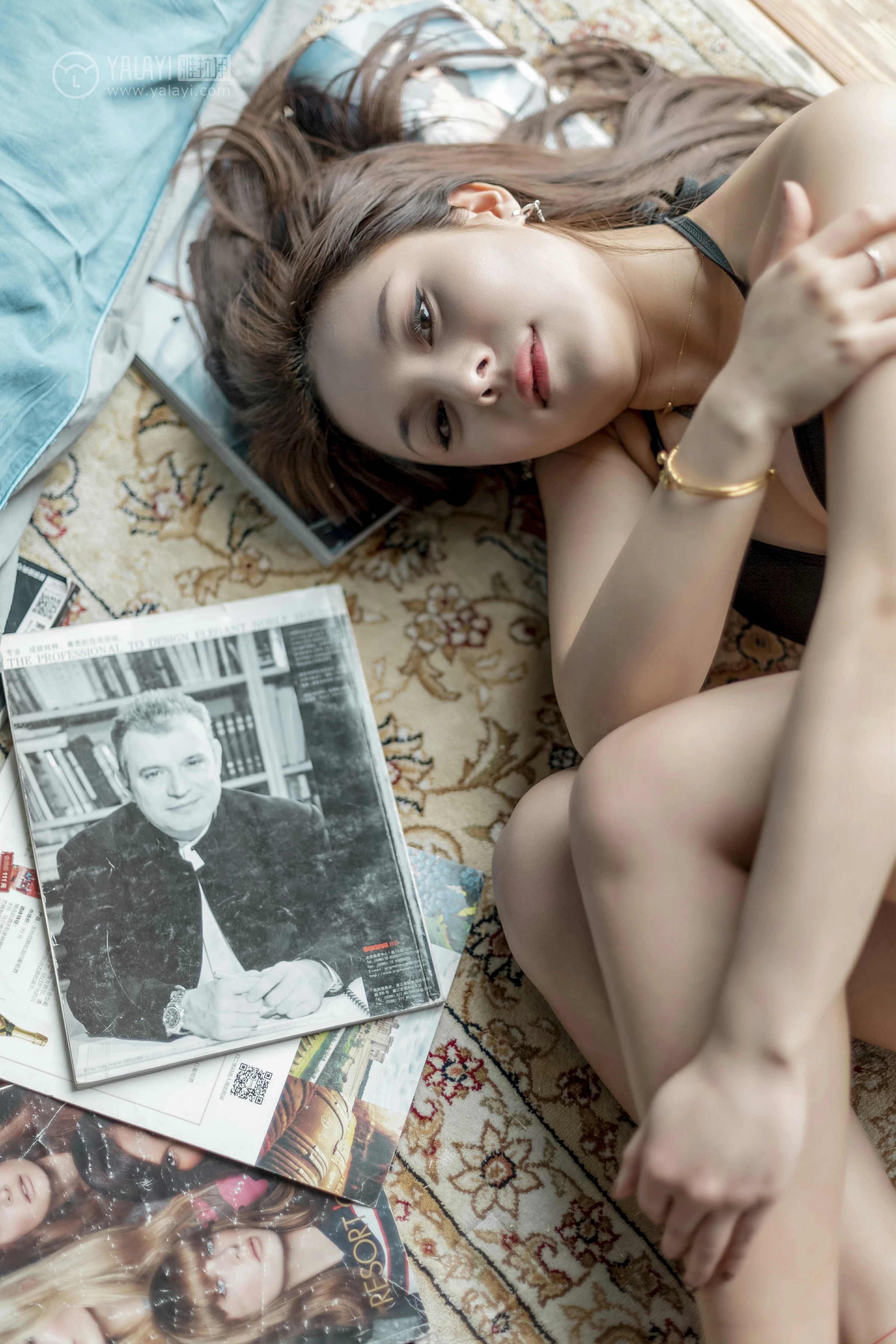 [YALAYI雅拉伊]No.284 牛仔的诱惑 雅辛 牛仔外套加运动内衣性感私房写真集第15张