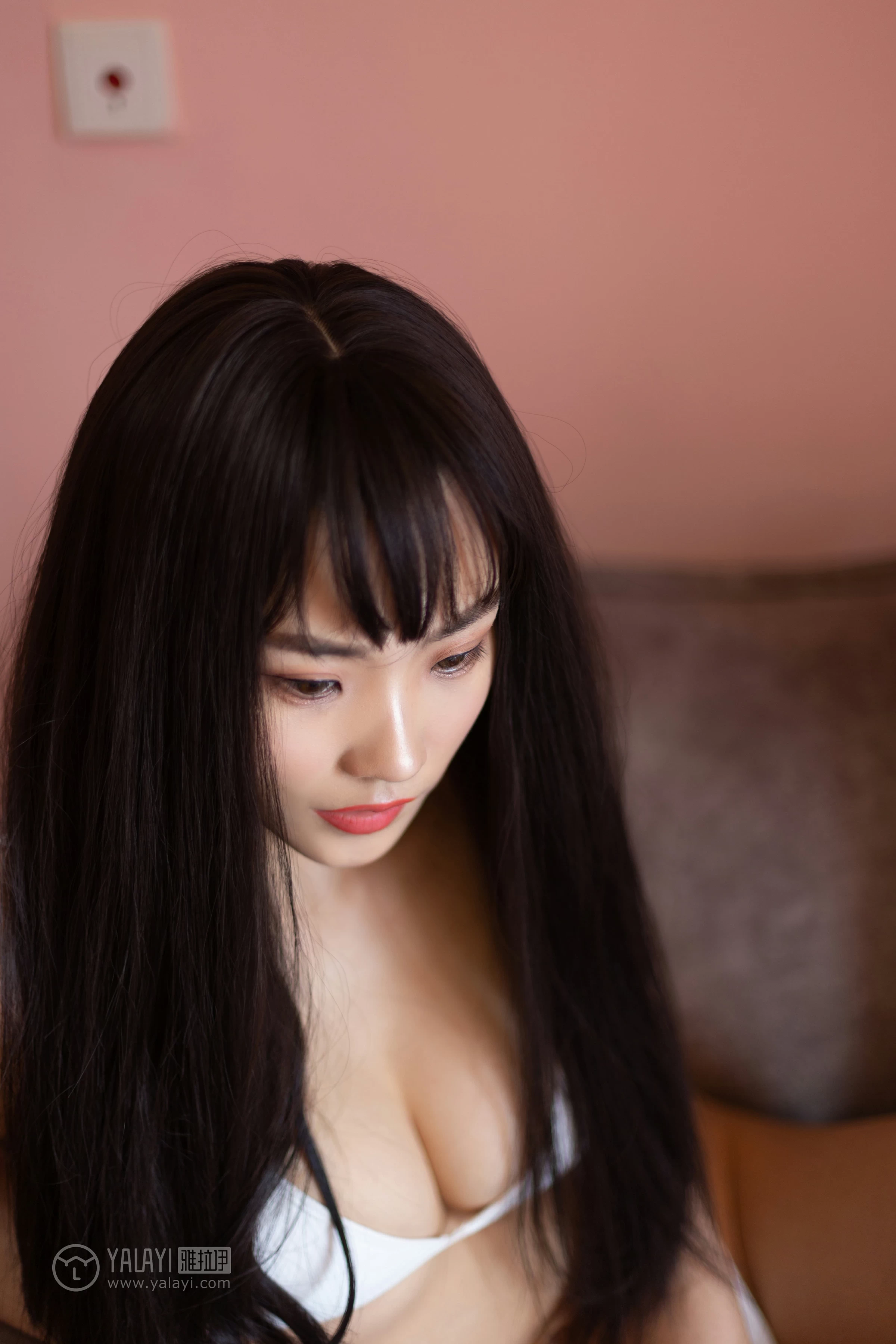 [YALAYI雅拉伊]No.285 勾股定律 沫沫 白色紧身内衣性感私房写真集第6张